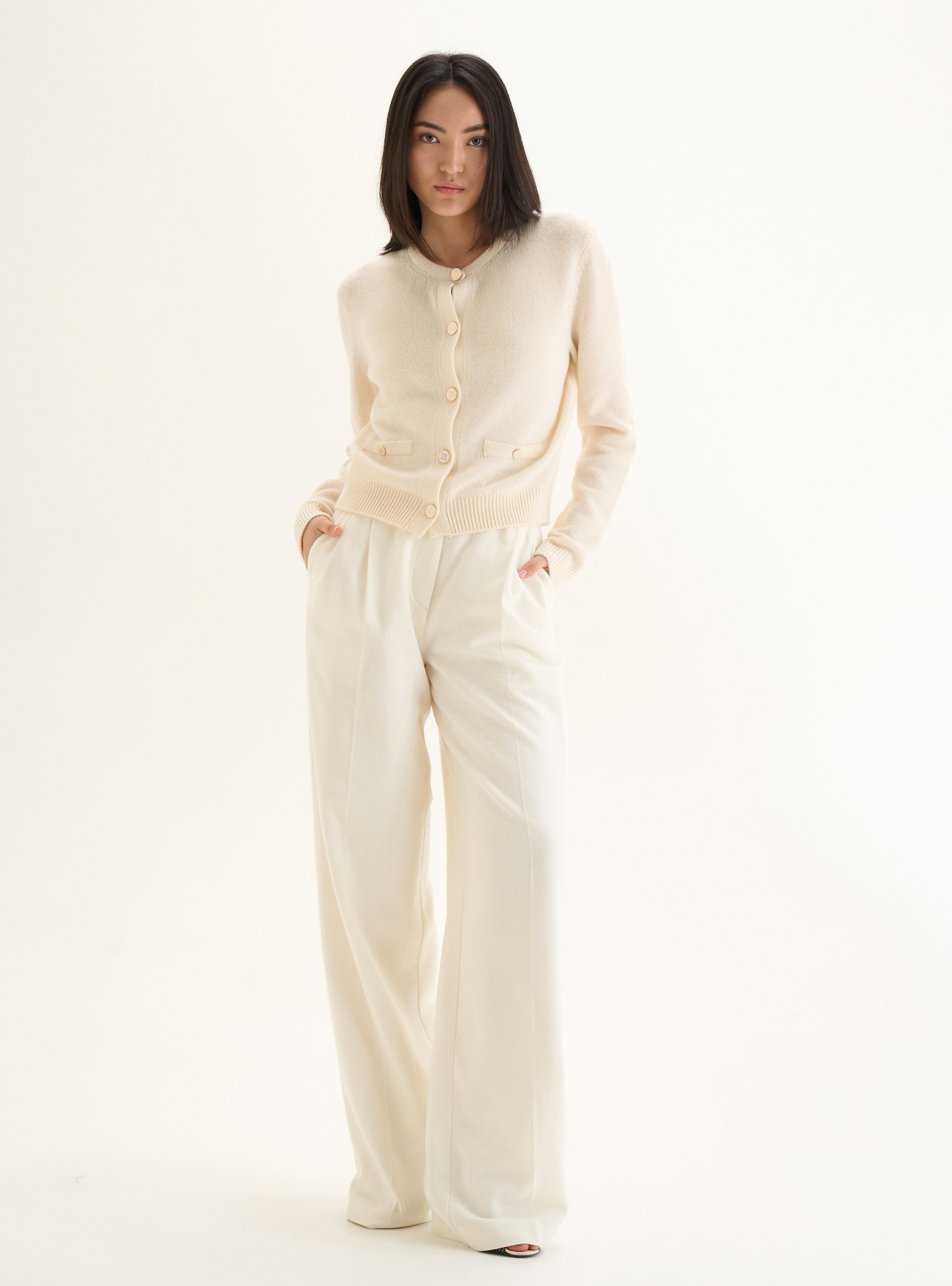 Брюки с защипами из шерсти, фото 1 Брюки с защипами из шерсти, фото 1