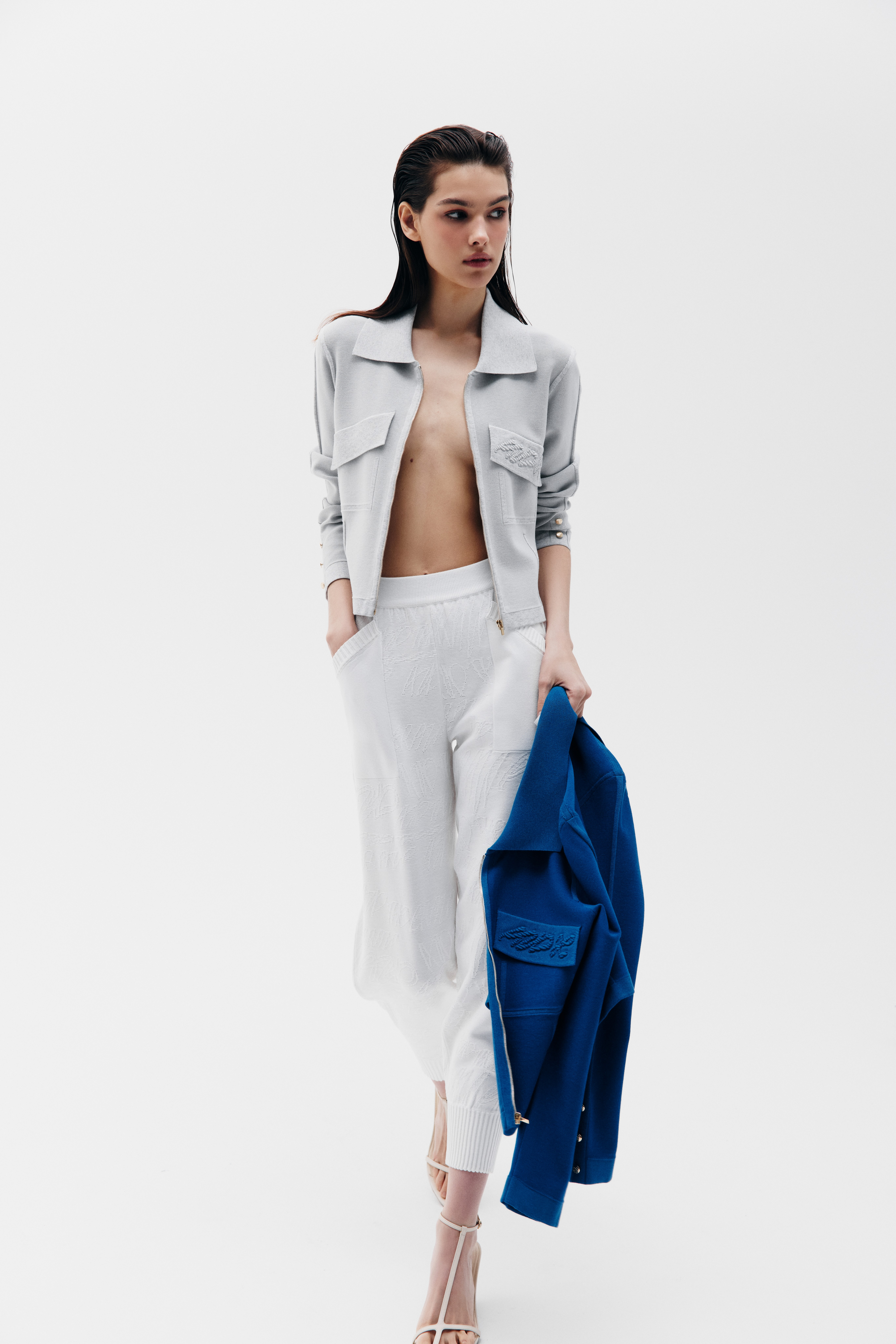 Рубашка укороченная на молнии, фото 3 Рубашка укороченная на молнии, фото 3