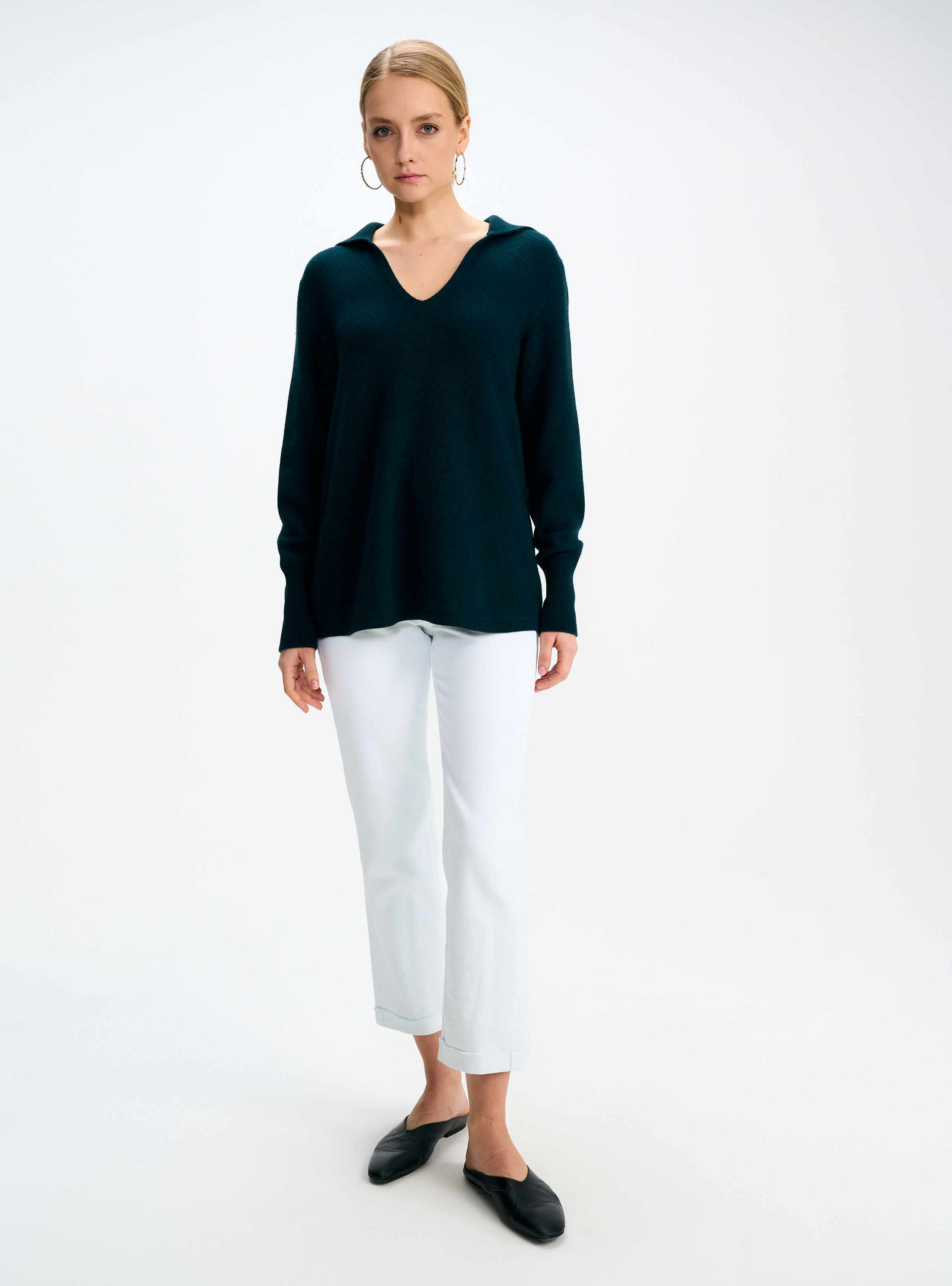 Джемпер-поло из кашемира, фото 1