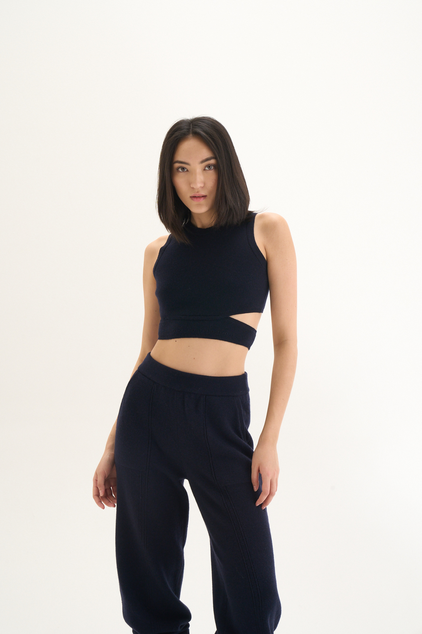 Топ из кашемира с вырезом, фото 2