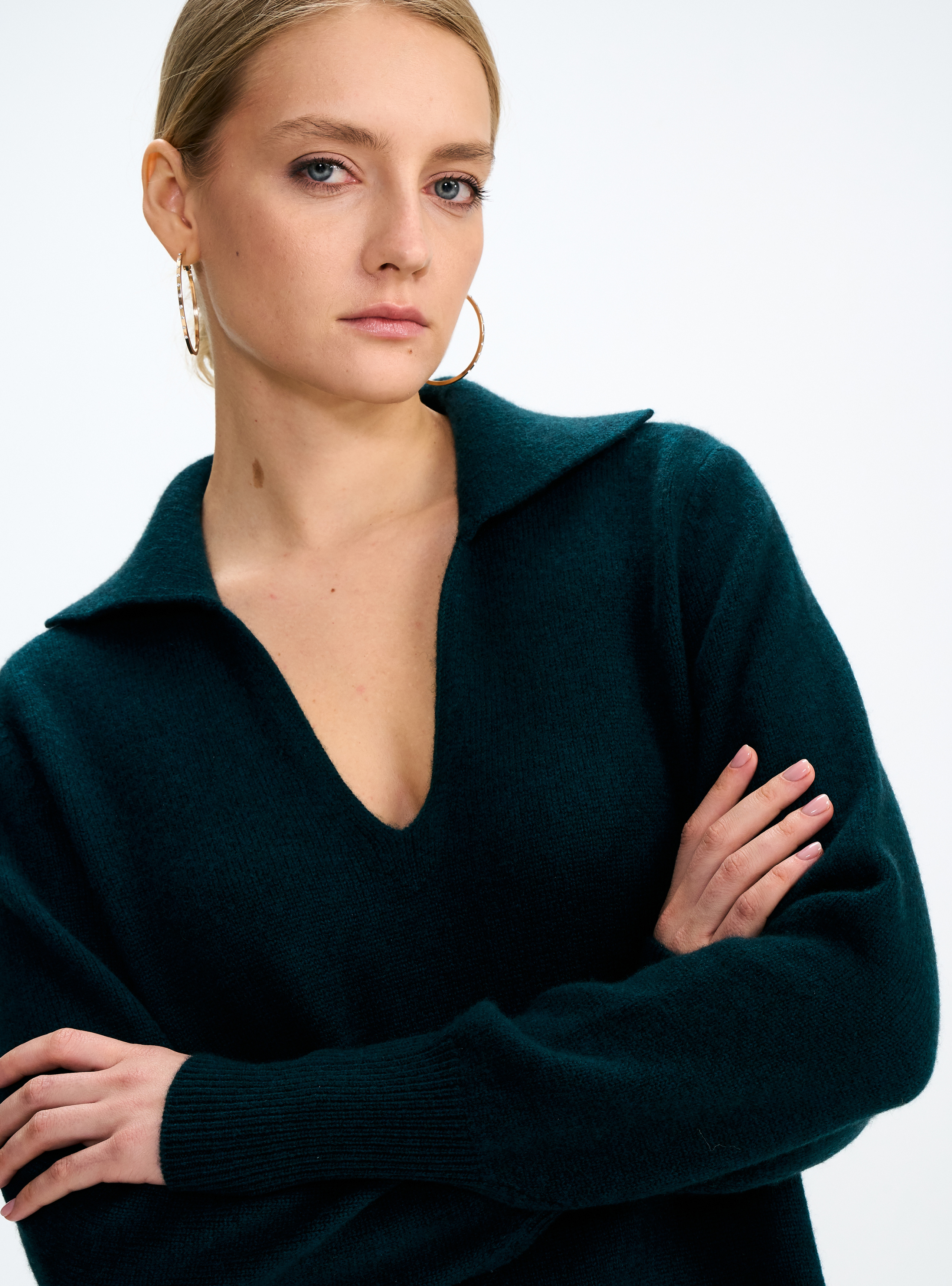 Джемпер-поло из кашемира, фото 4