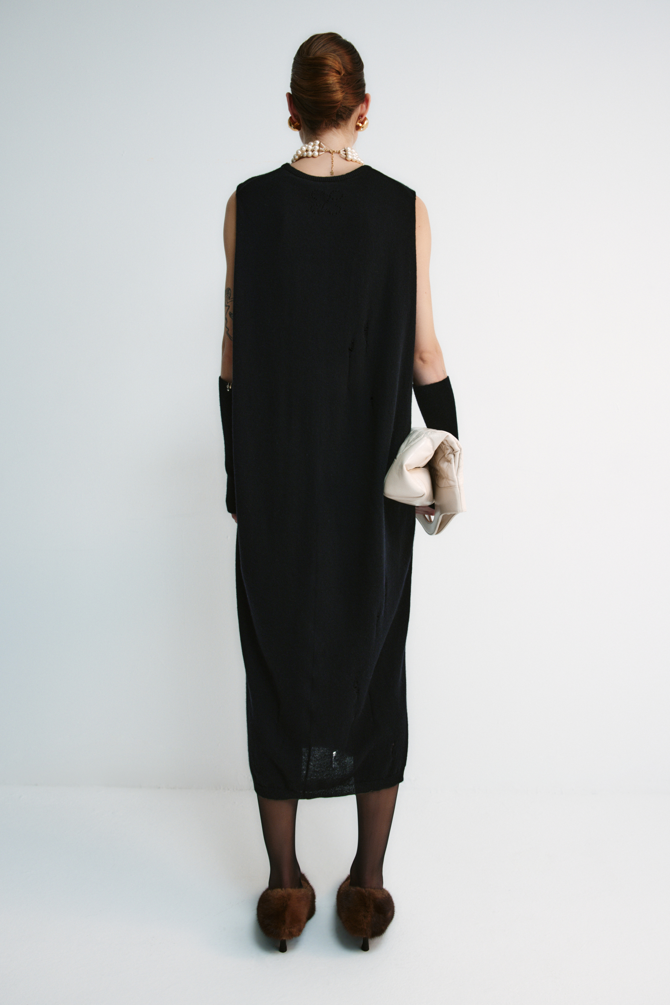 Платье-миди из кашемира, фото 4