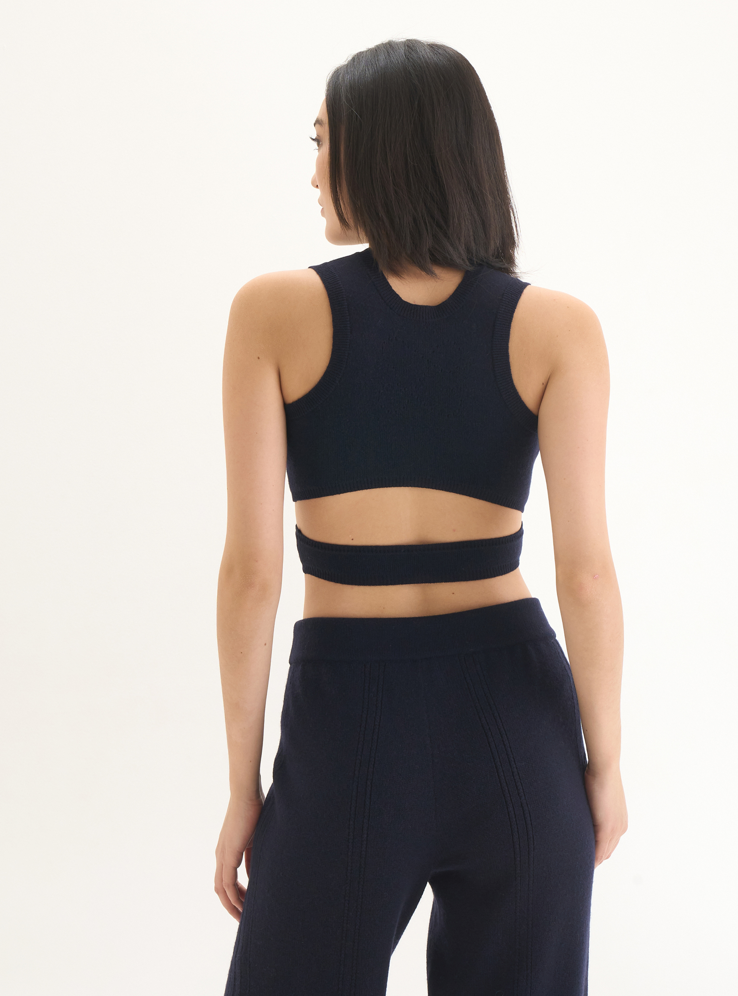 Топ из кашемира с вырезом, фото 1