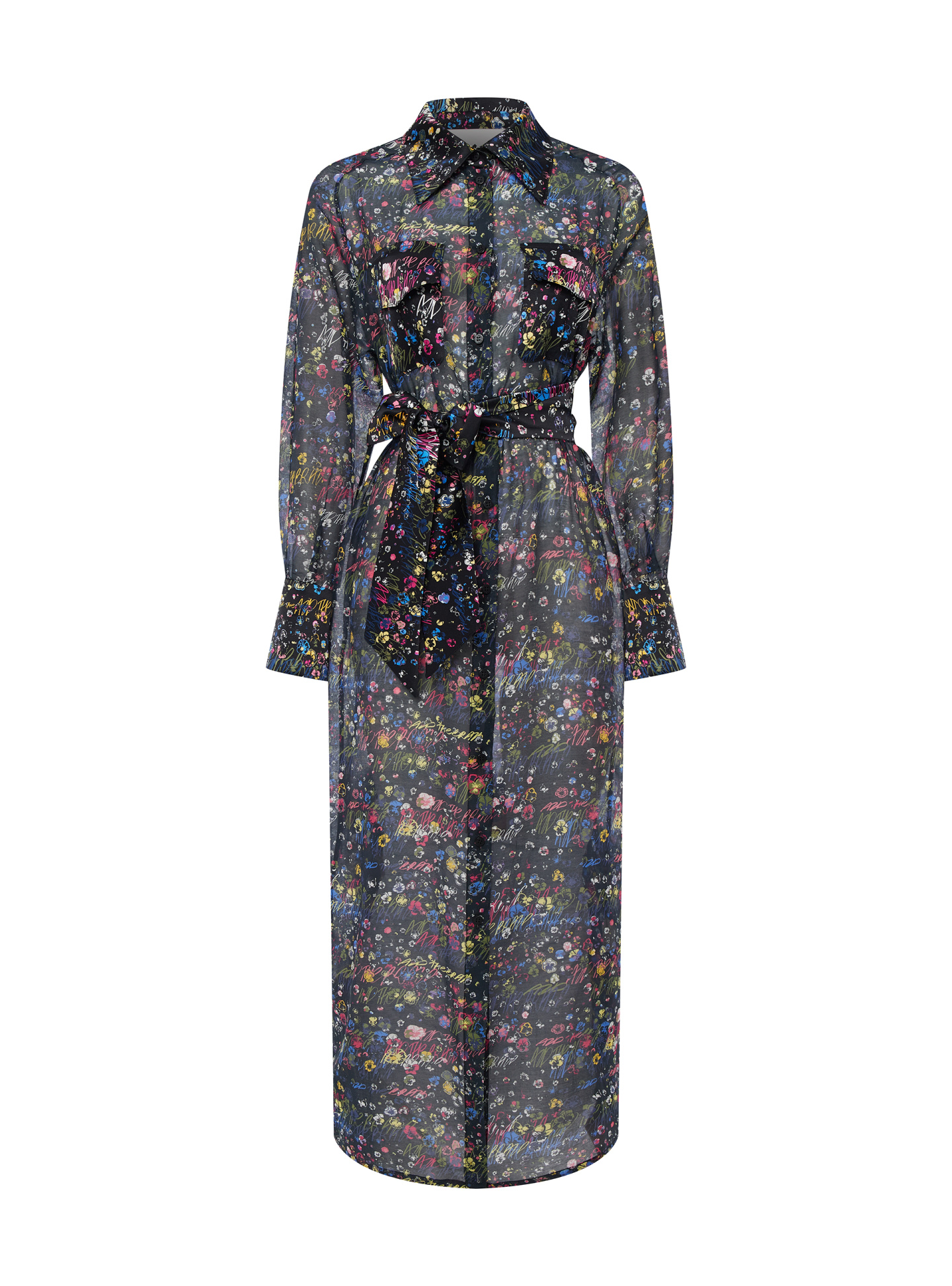 Платье-рубашка из шелкового батиста, фото 1