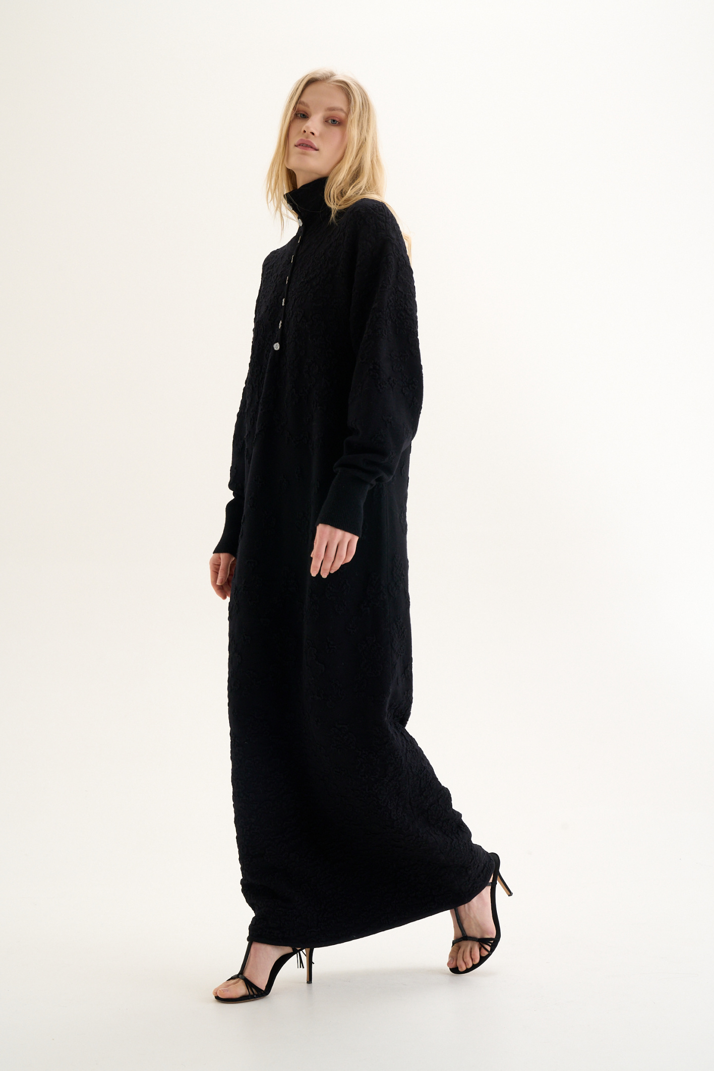 Платье-макси из шерсти, фото 2