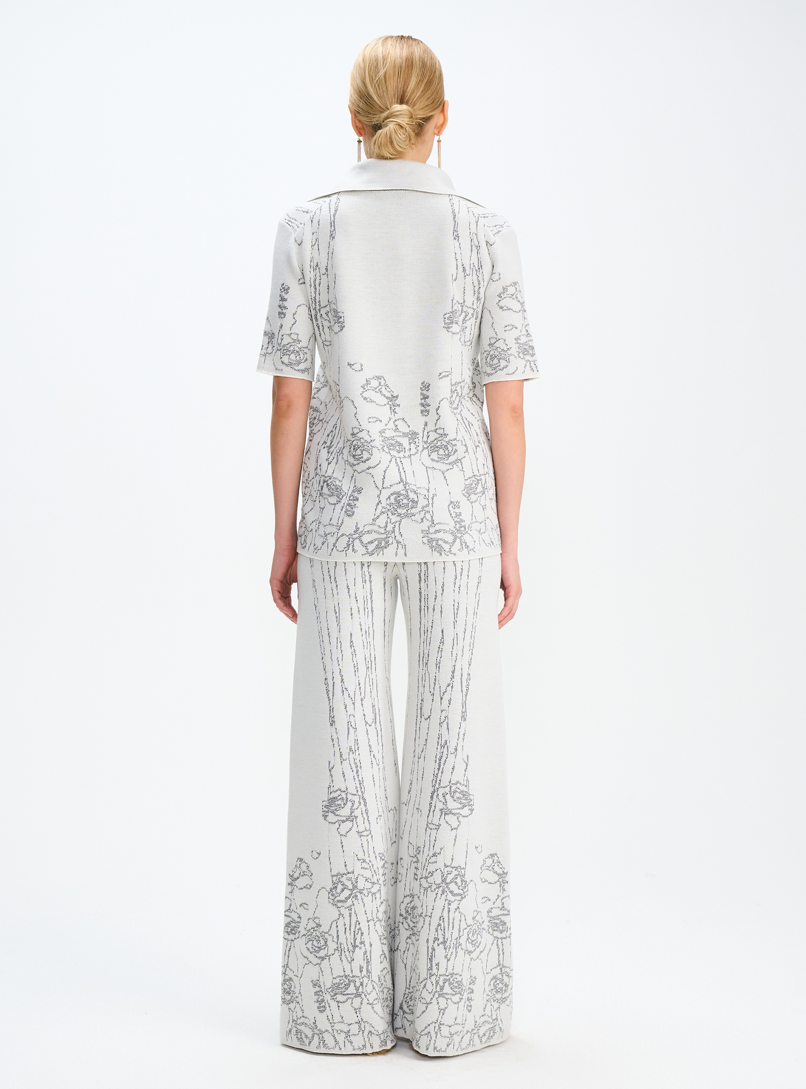 Брюки с цветочным узором (на рост 176), фото 2