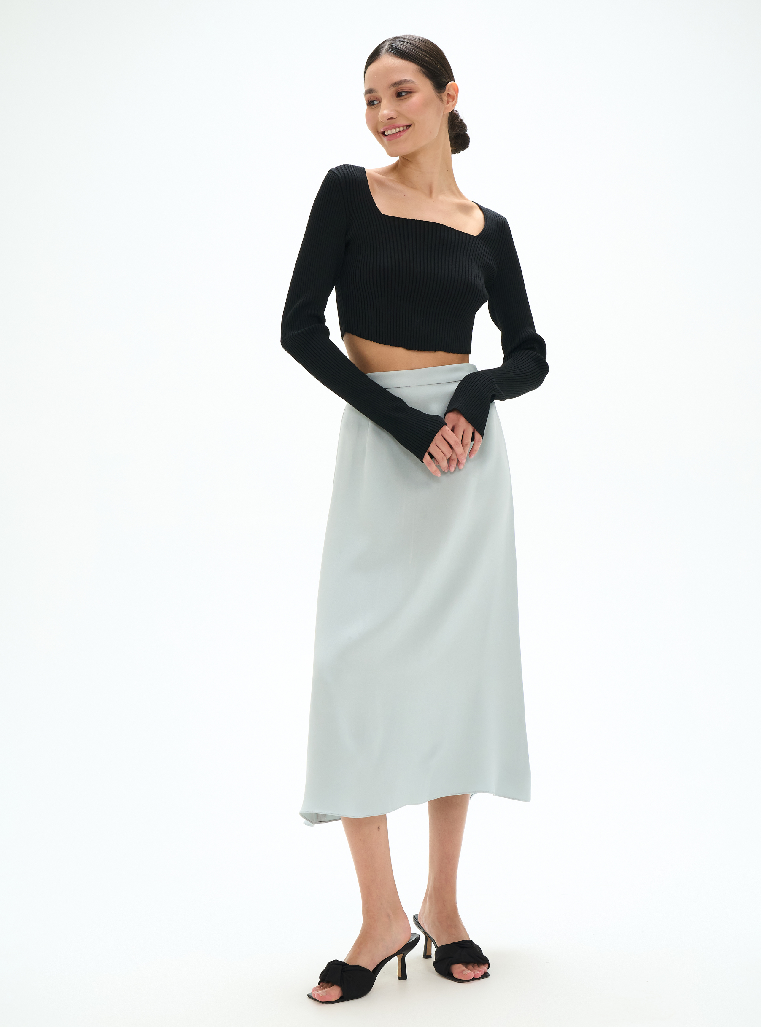 Юбка-миди из шёлка, фото 1 Юбка-миди из шёлка, фото 1