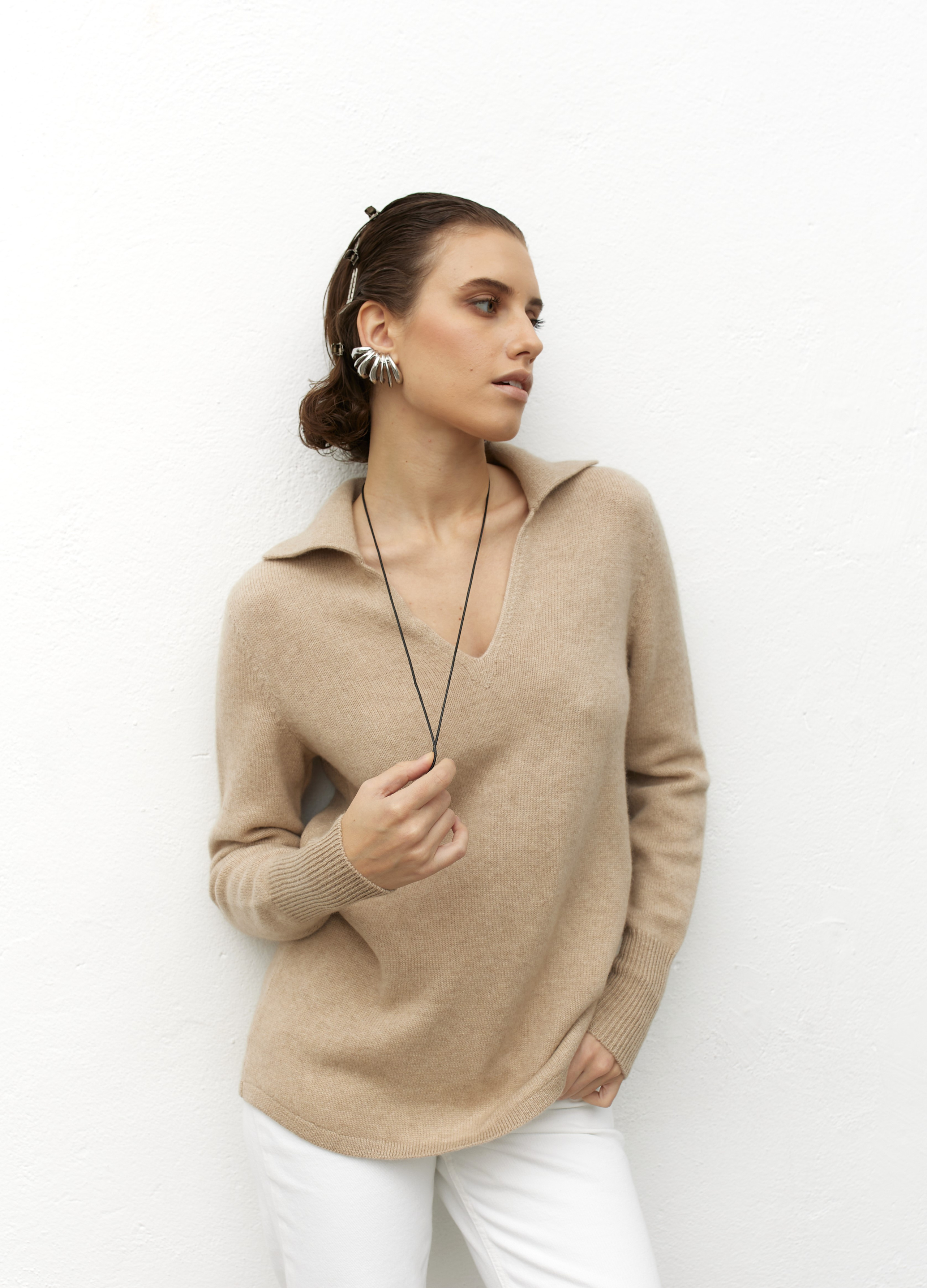 Джемпер-поло  из кашемира , фото 2