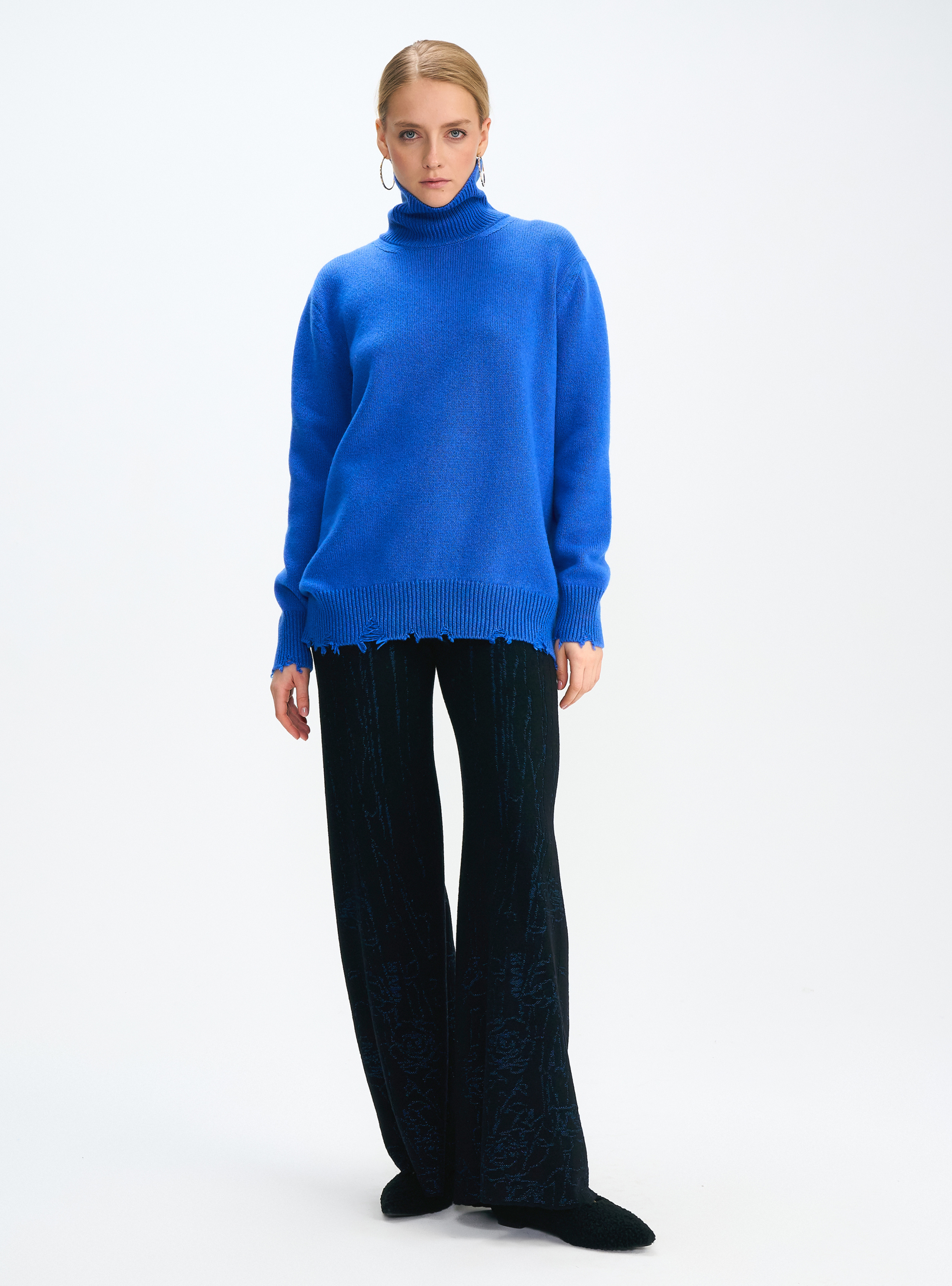 Свитер удлиненный из кашемира, фото 1 Свитер удлиненный из кашемира, фото 1