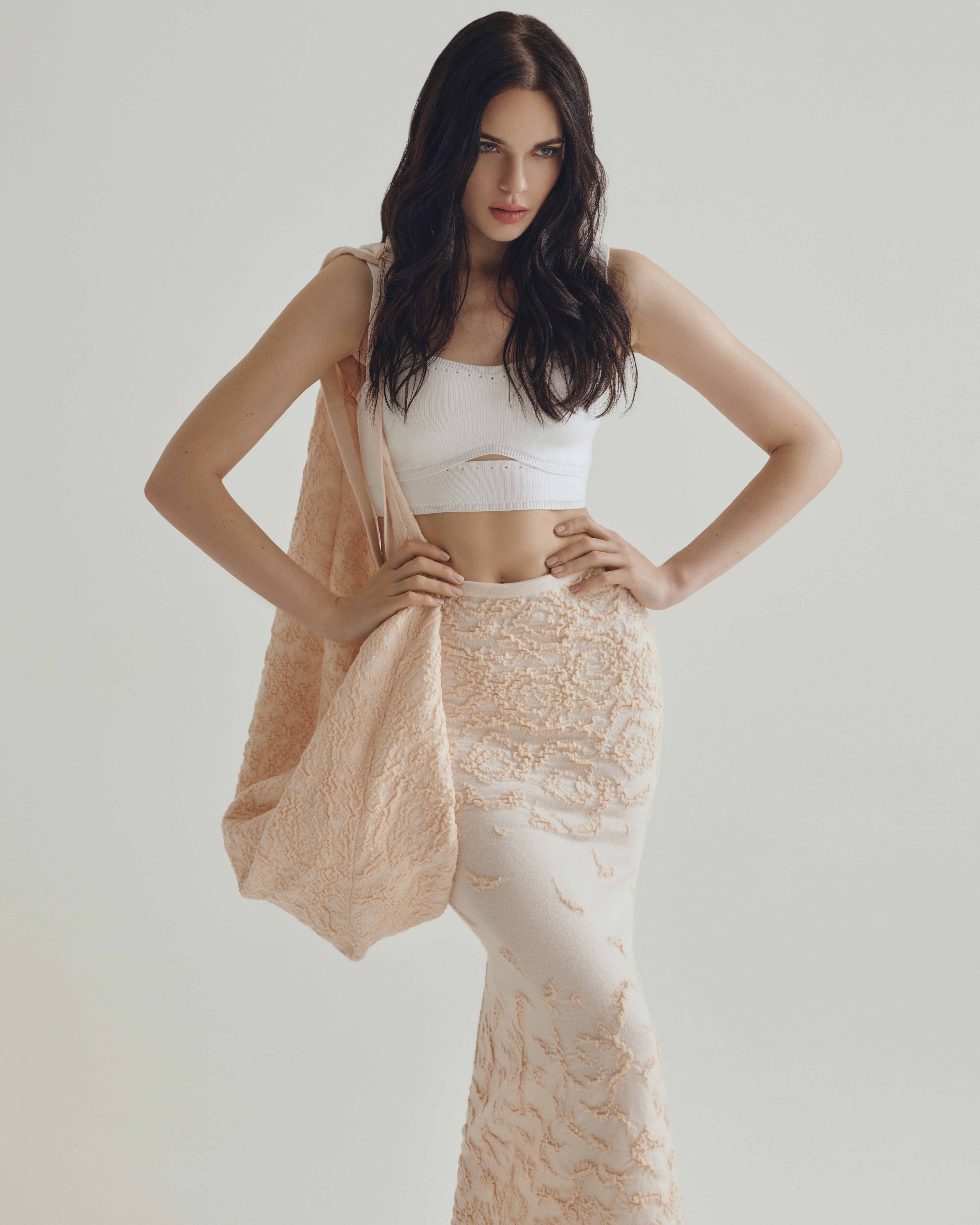 Юбка из фактурного трикотажа, фото 3