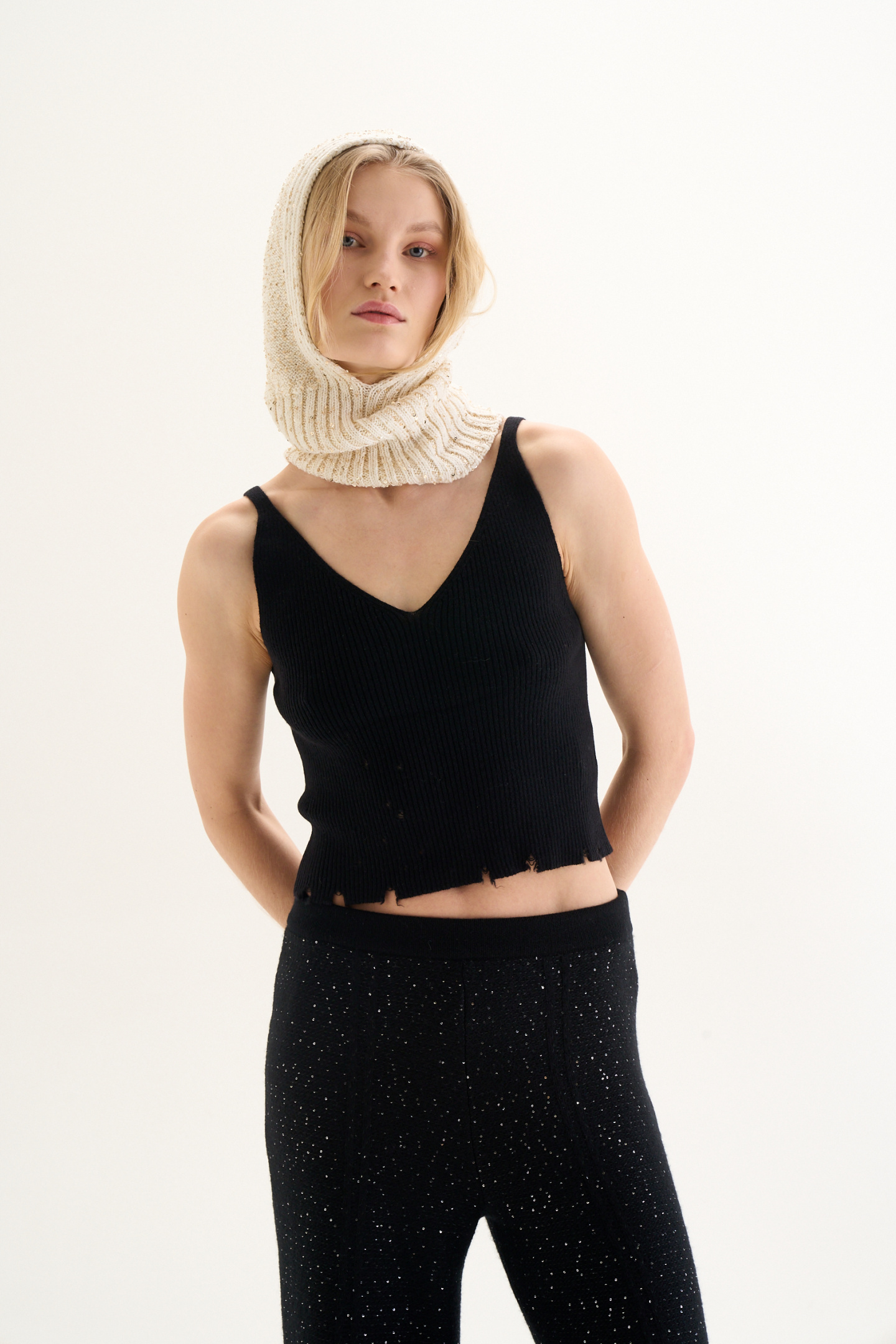 Капор из шерсти мериноса, фото 3