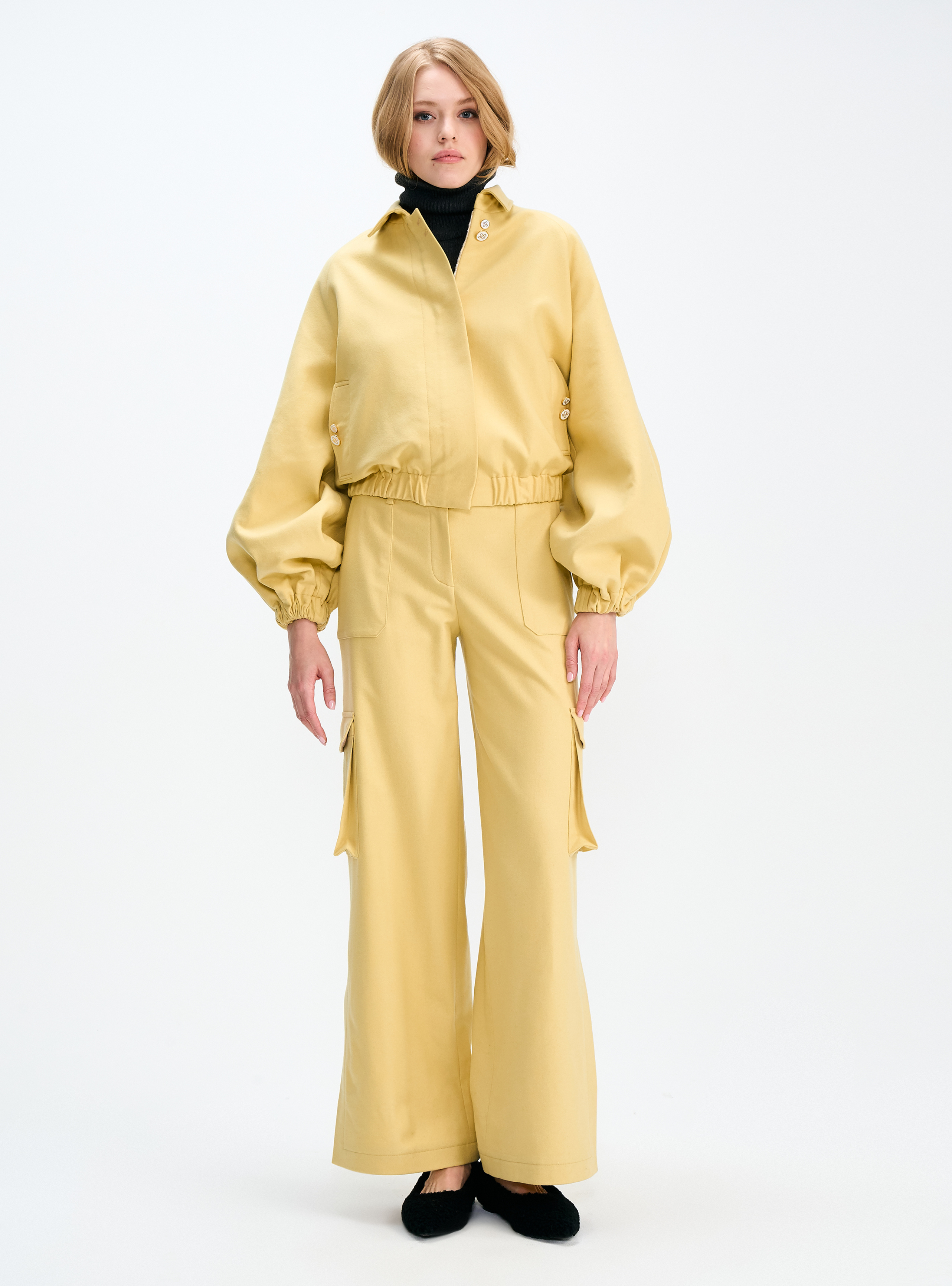 Куртка с объемными рукавами, фото 1