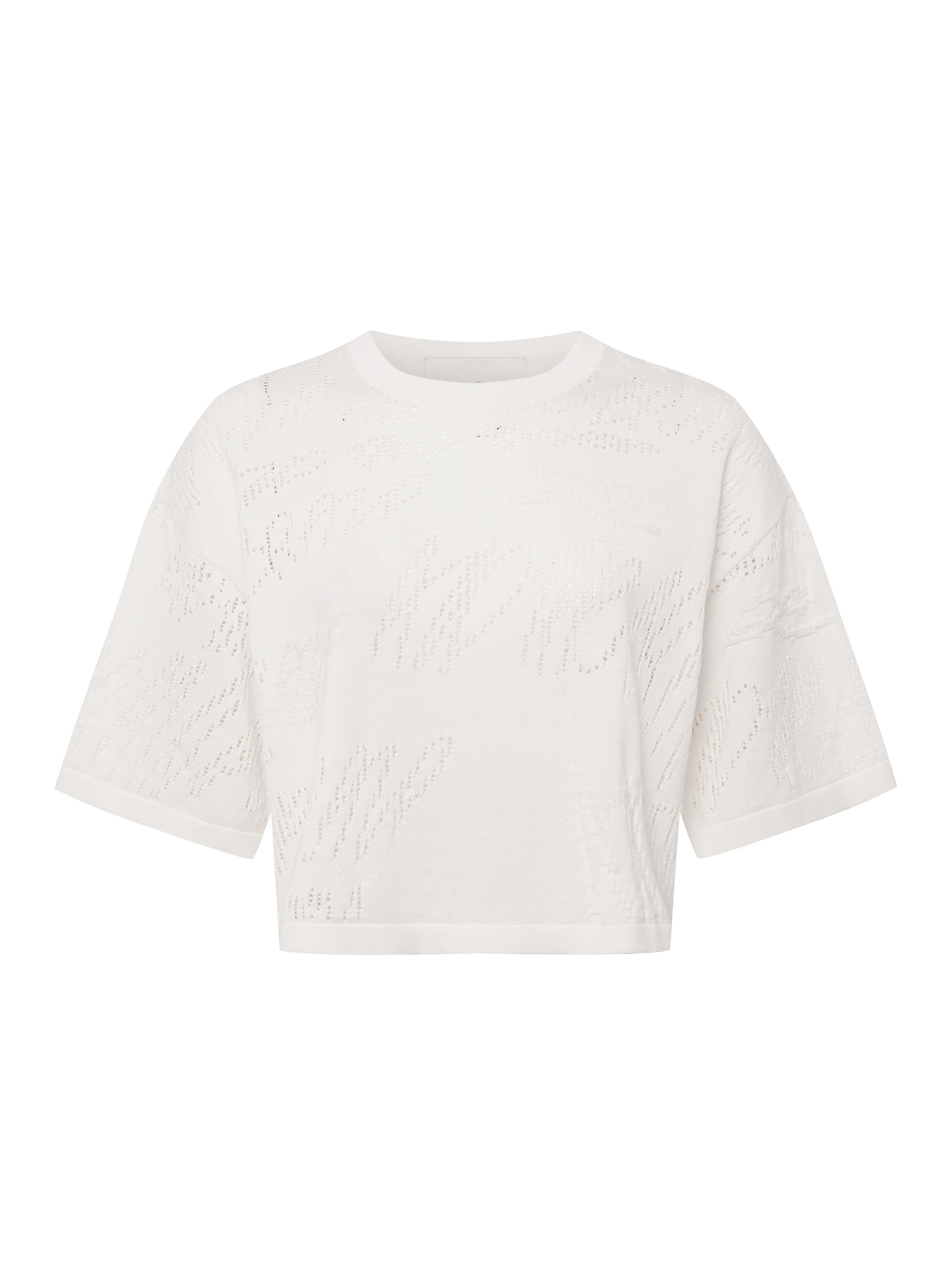 Футболка укороченная из мерсеризованного хлопка, фото 4