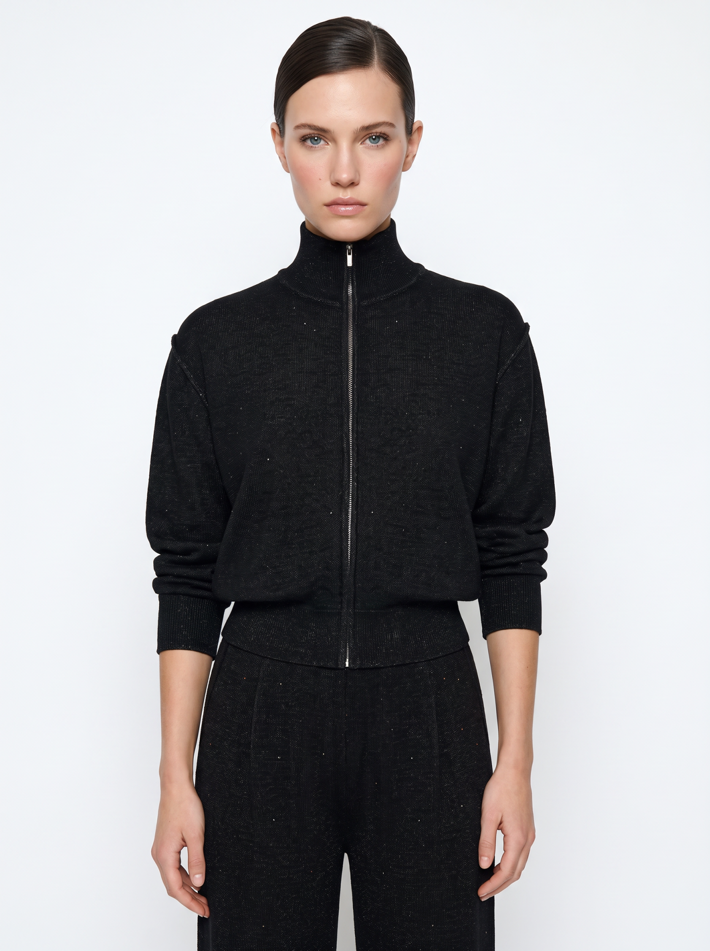 Бомбер NOIR из кашемира и шерсти AND The Brand, фото 2