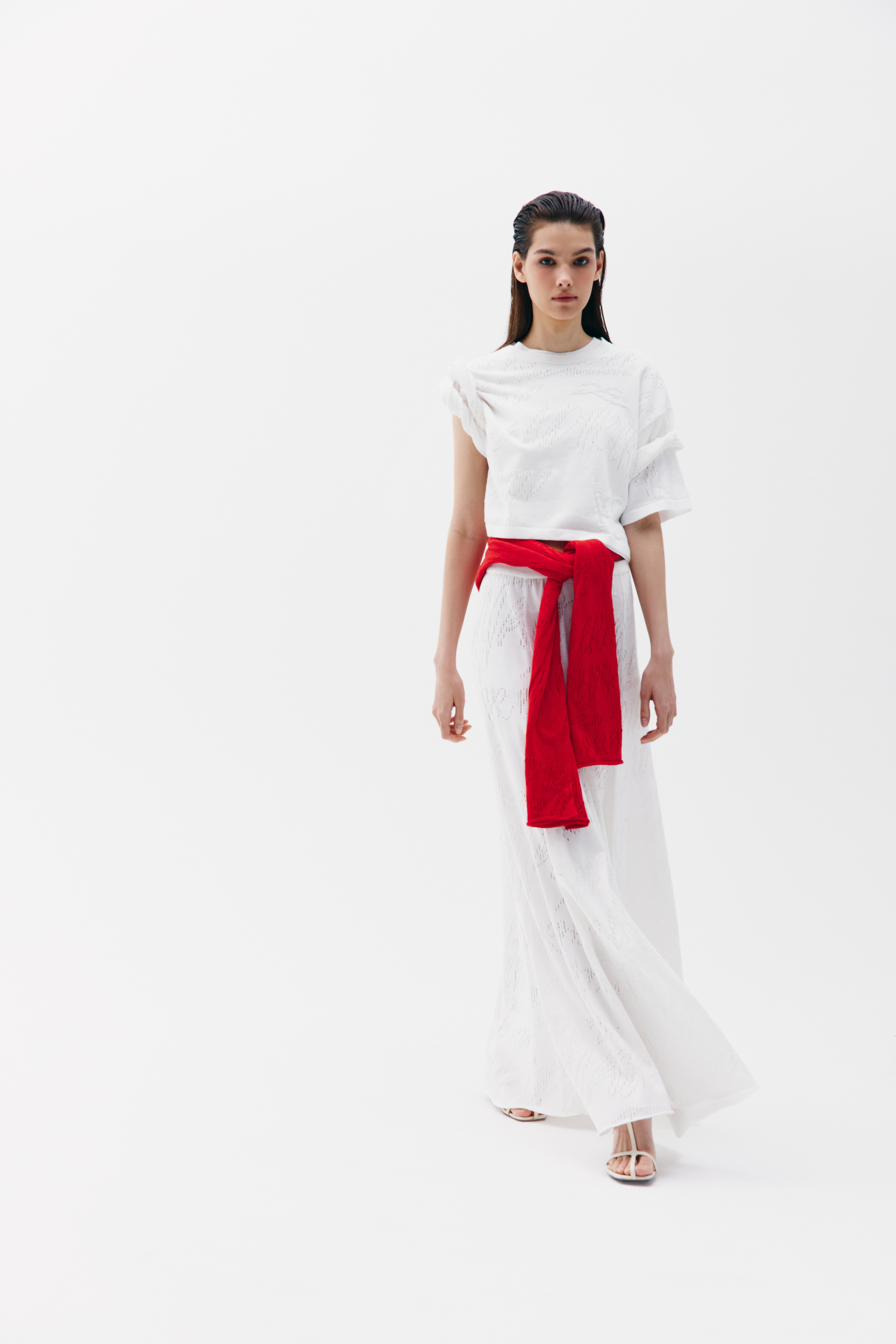 Юбка-макси из мерсеризованного хлопка, фото 3