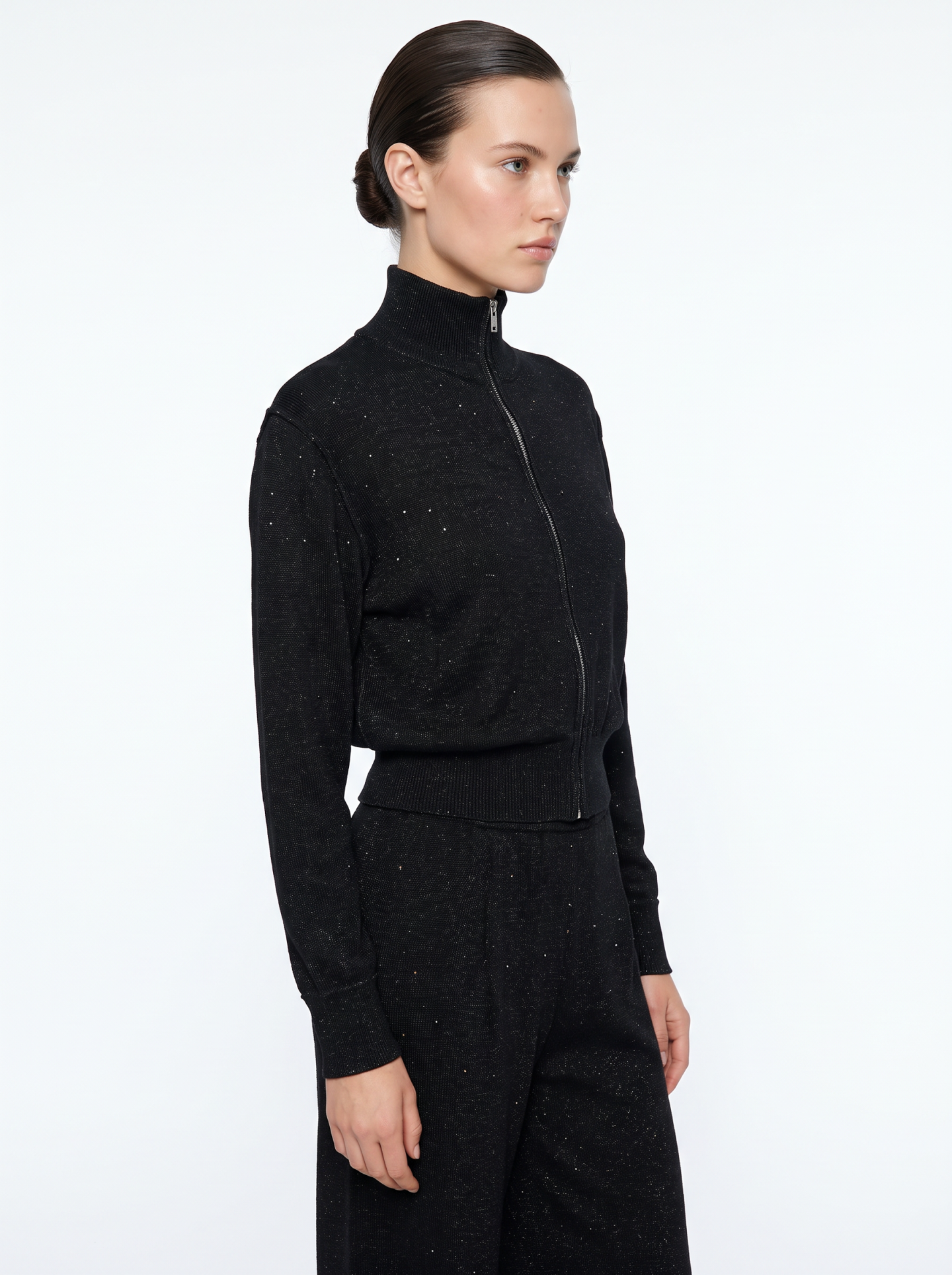 Бомбер NOIR из кашемира и шерсти AND The Brand, фото 1