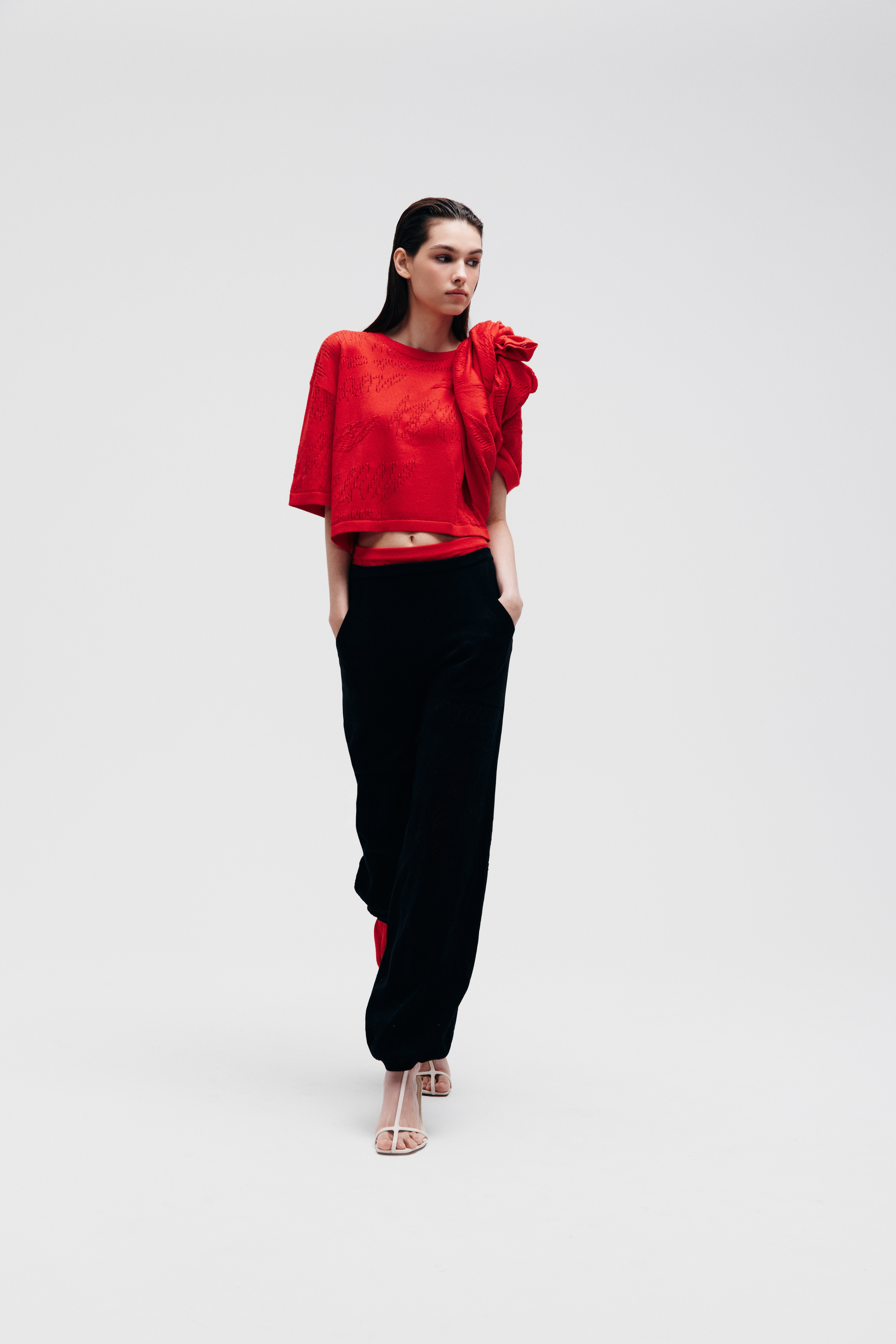 Брюки-джоггеры из мерсеризованного хлопка, фото 3