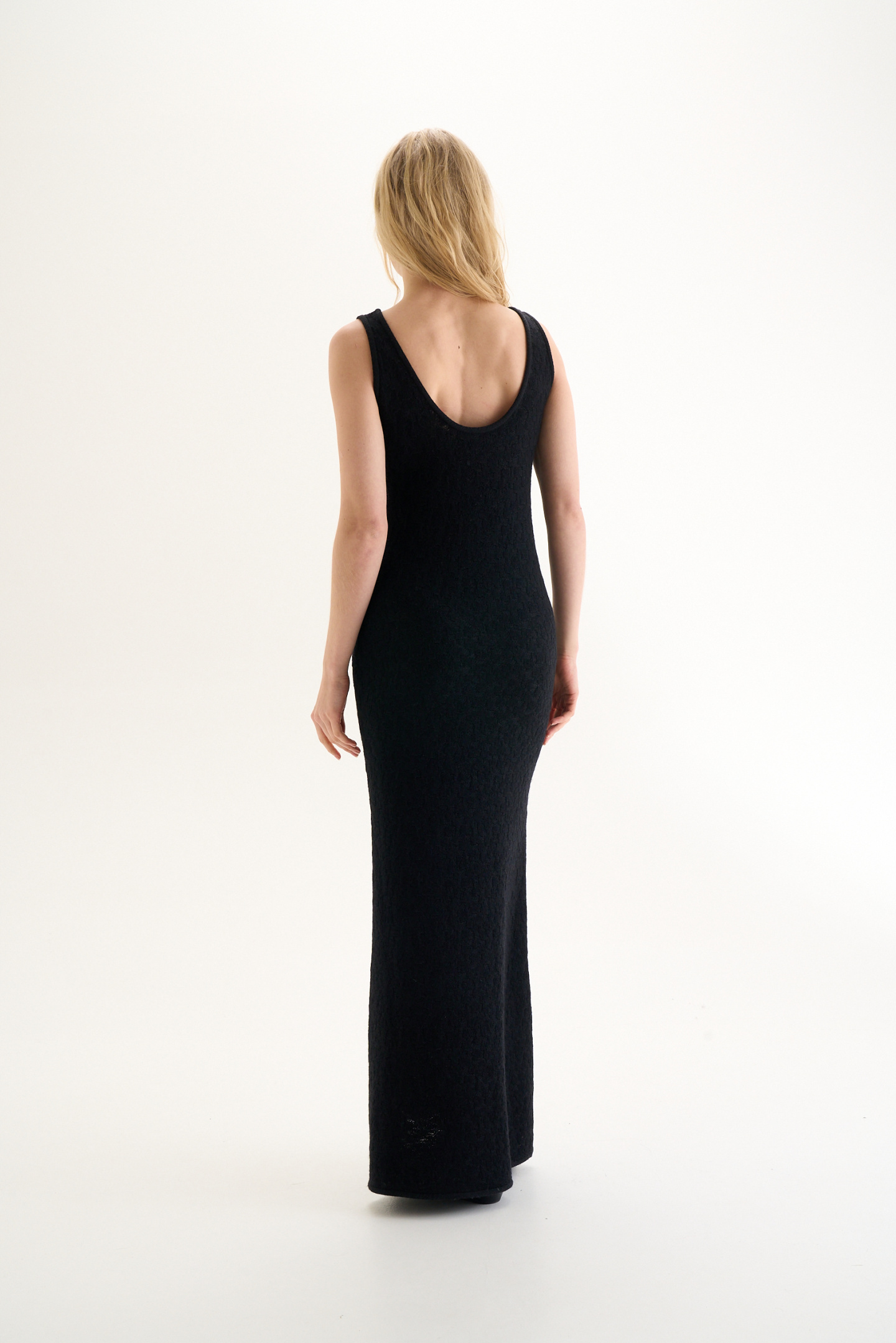 Платье-макси из шерсти, фото 3