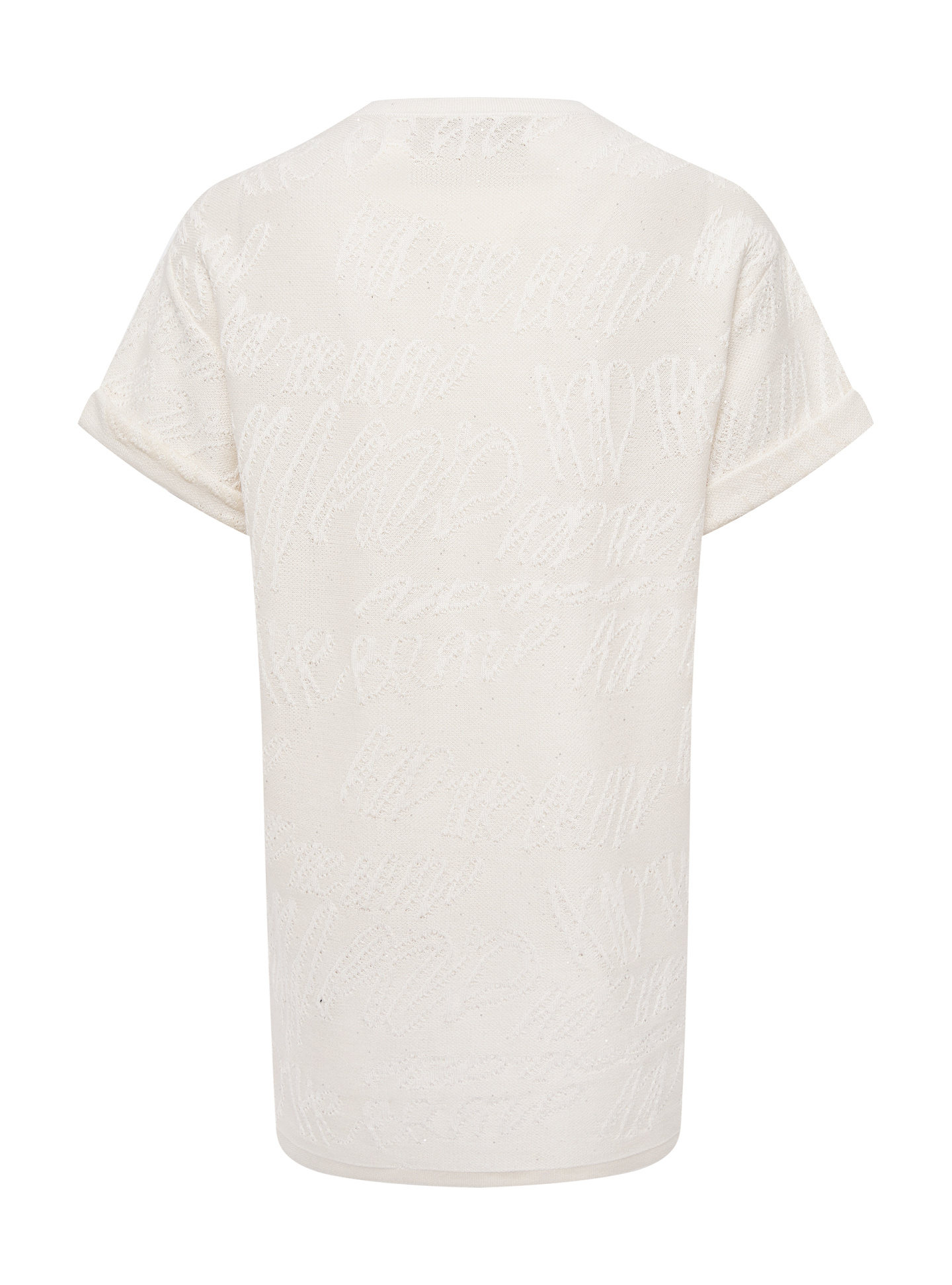 Футболка удлиненная с микропайетками, фото 2