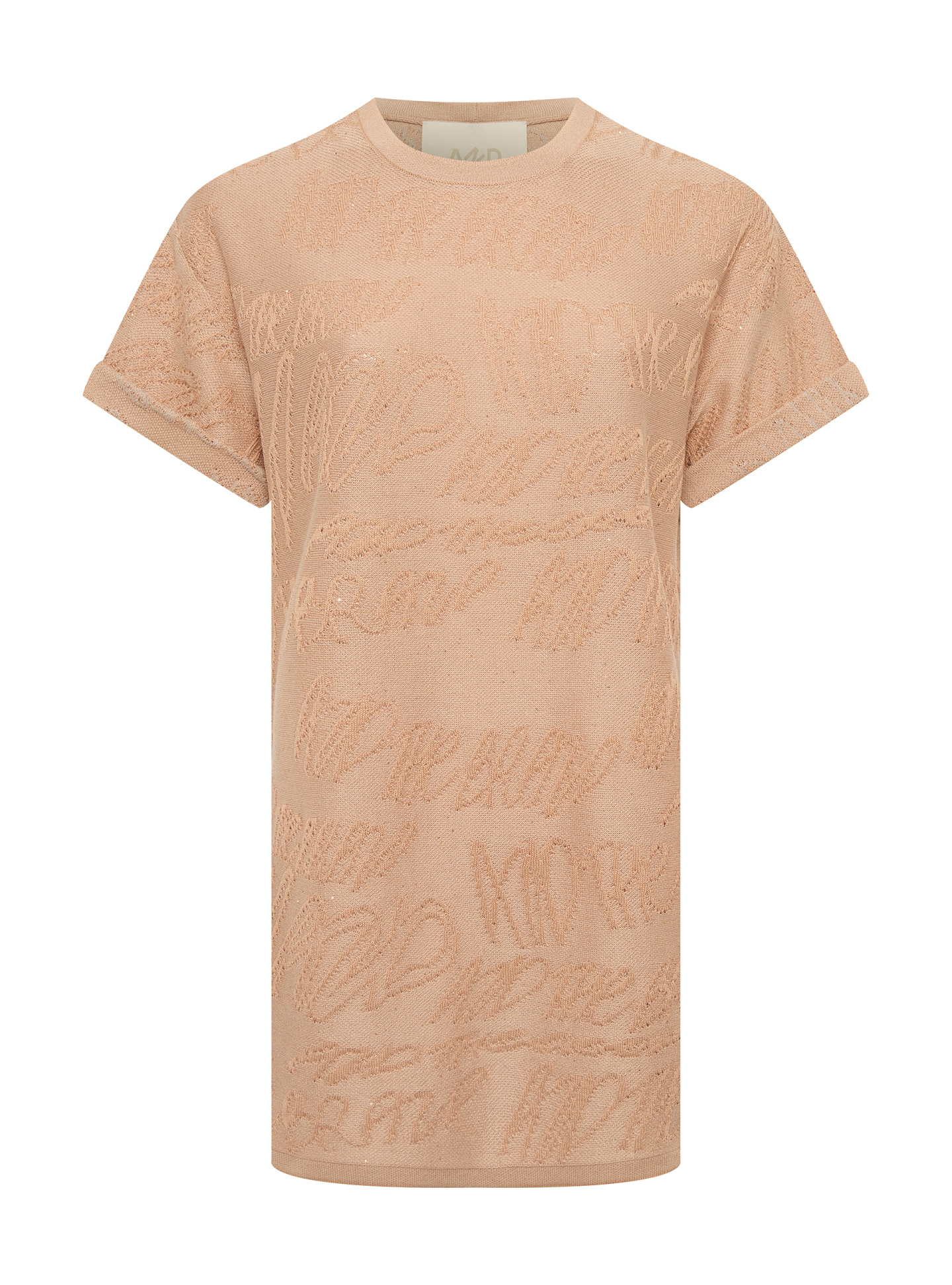 Футболка удлиненная с микропайетками, фото 6