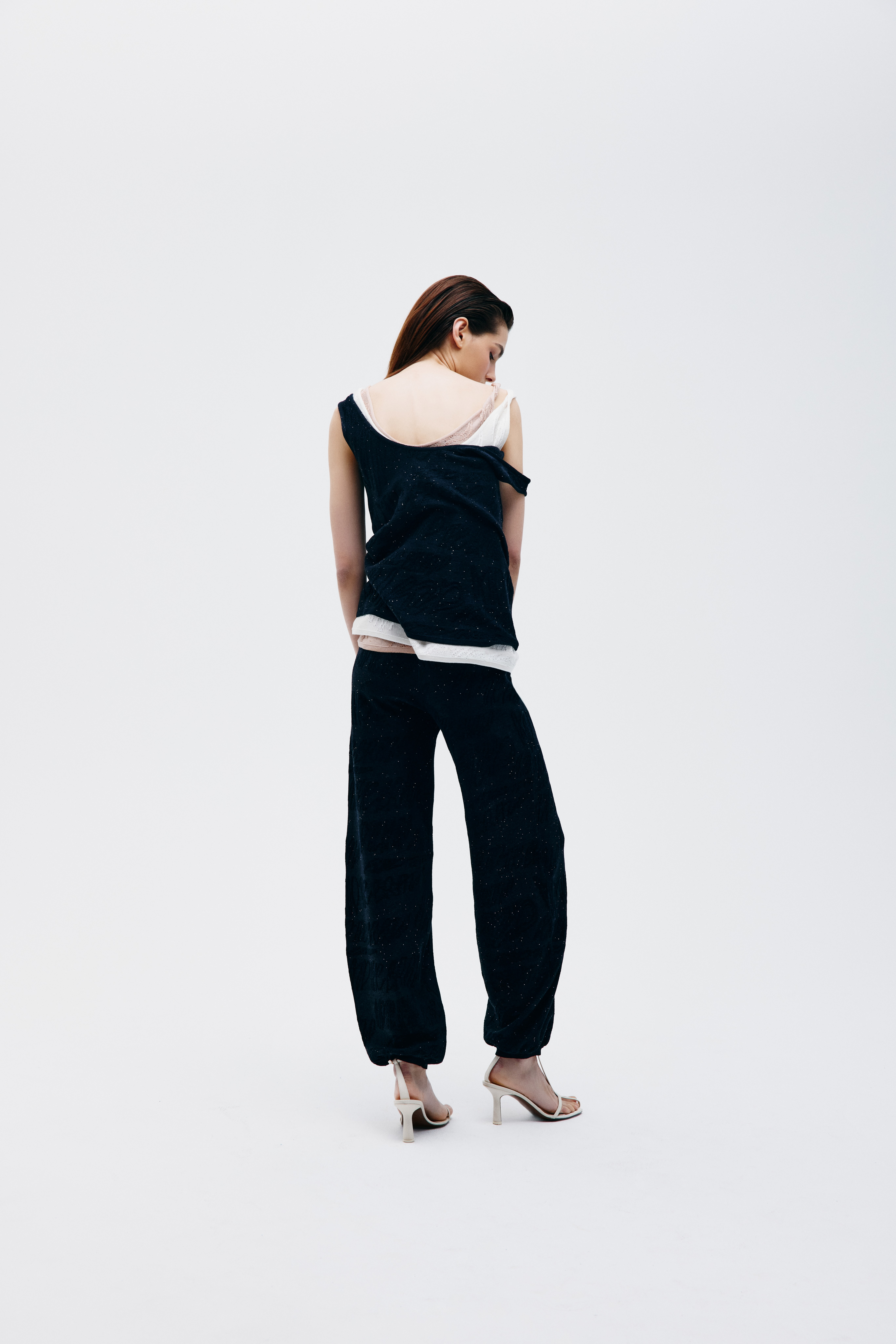 Брюки-джоггеры с микропайетками, фото 2