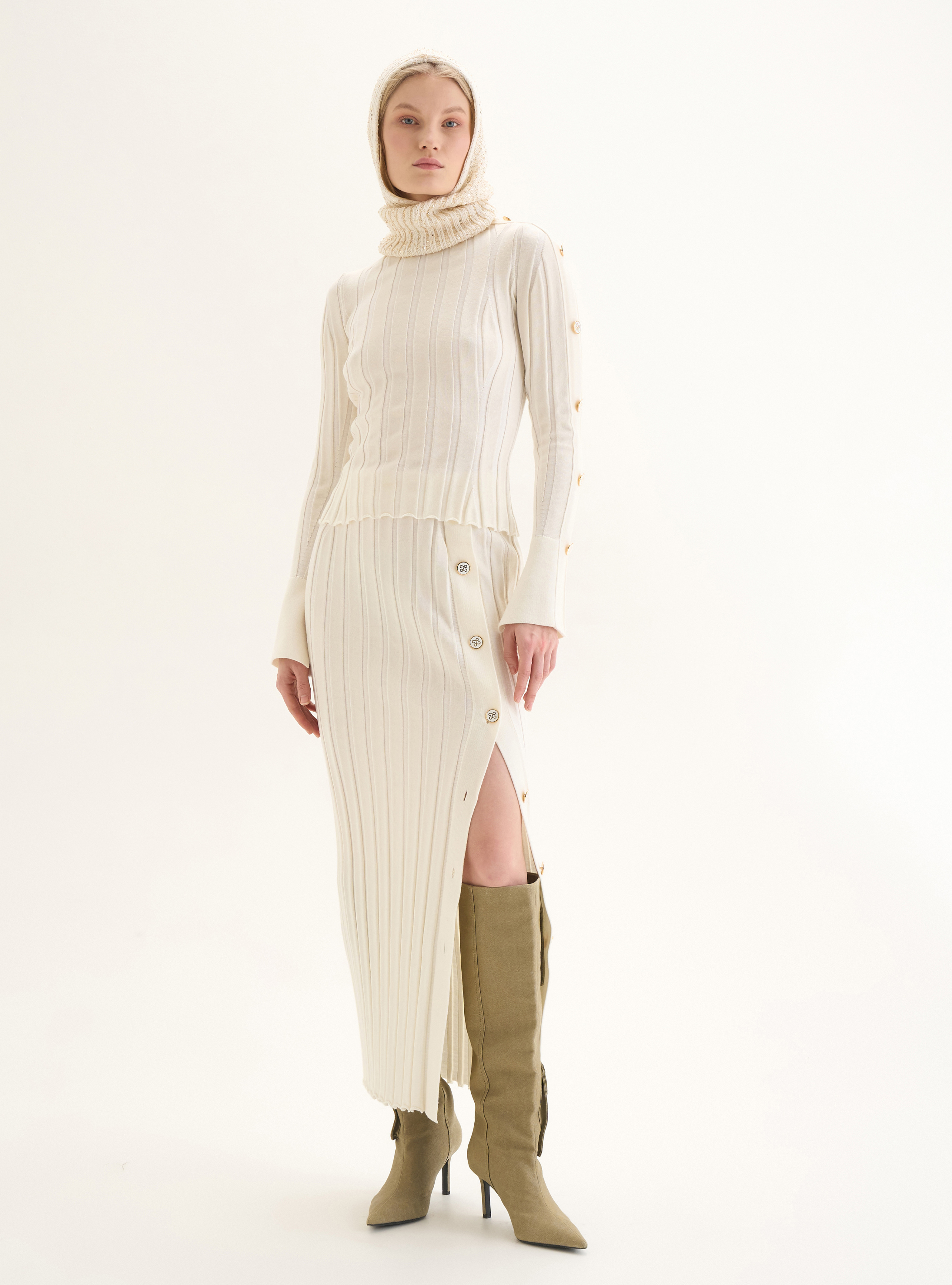 Юбка-макси из шерсти мериноса, фото 1