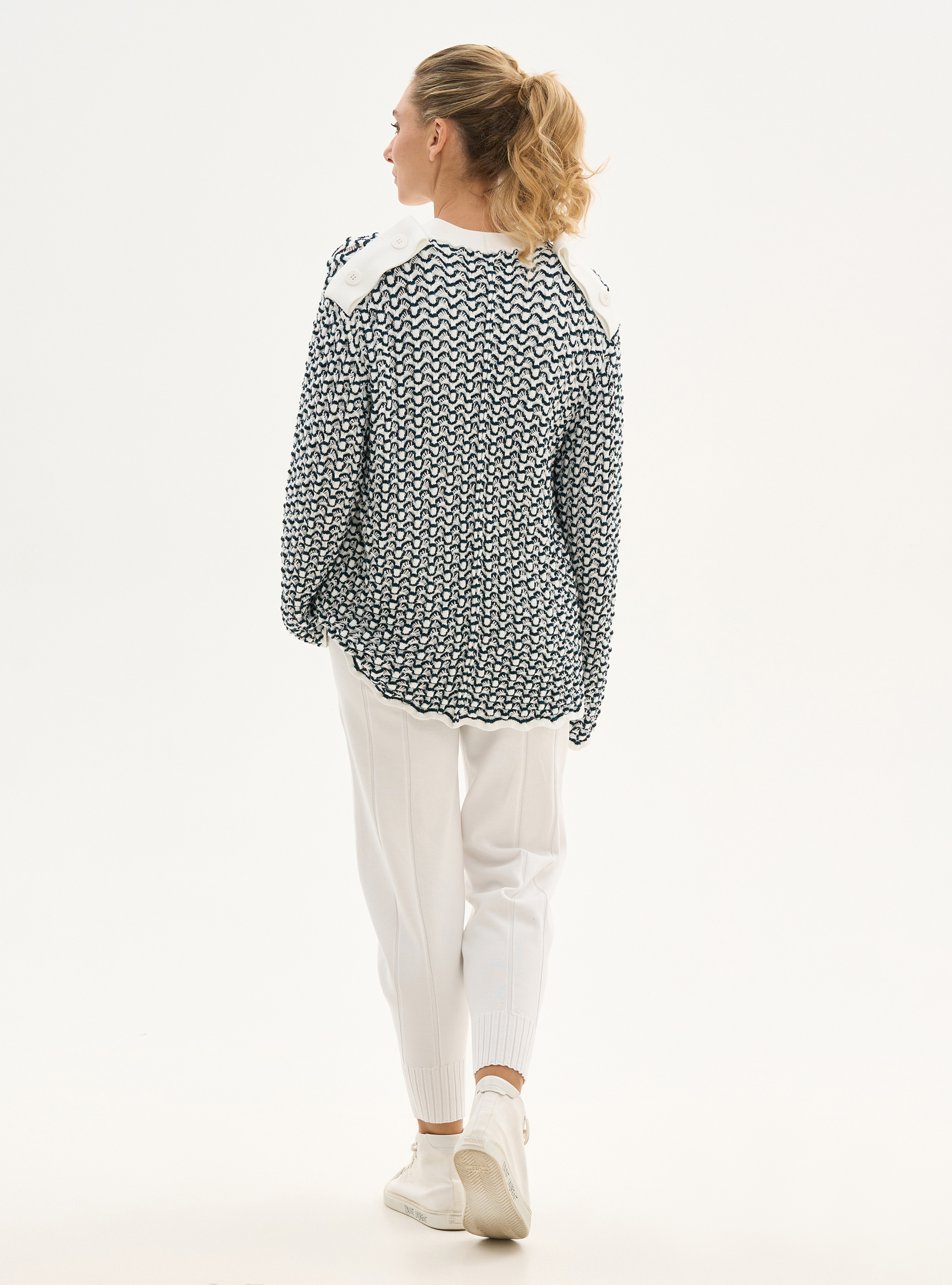 Кардиган с ажурным эффектом, фото 4 Кардиган с ажурным эффектом, фото 4