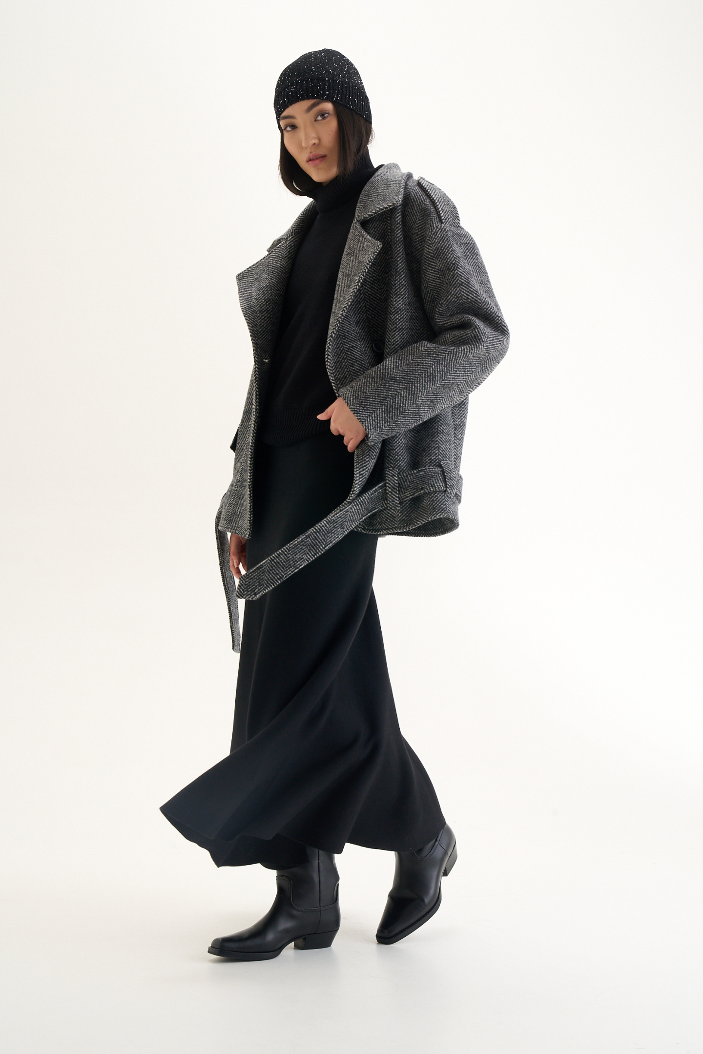 Пальто-косуха из шерсти, фото 1