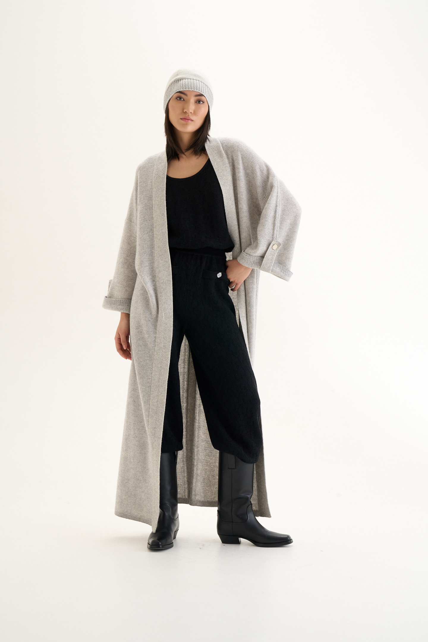 Кардиган-макси из кашемира, фото 1