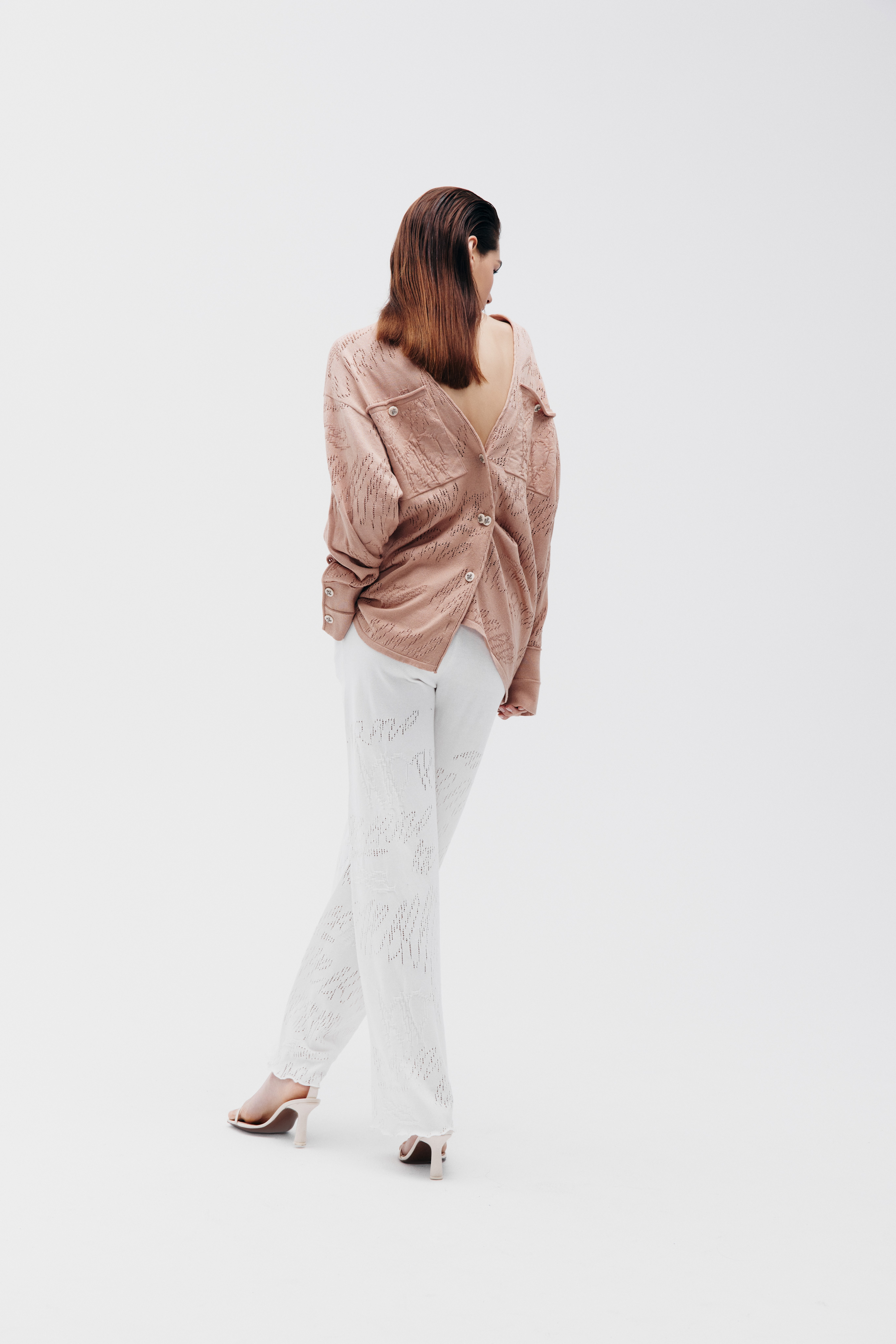 Брюки прямые из мерсеризованного хлопка, фото 2 Брюки прямые из мерсеризованного хлопка, фото 2