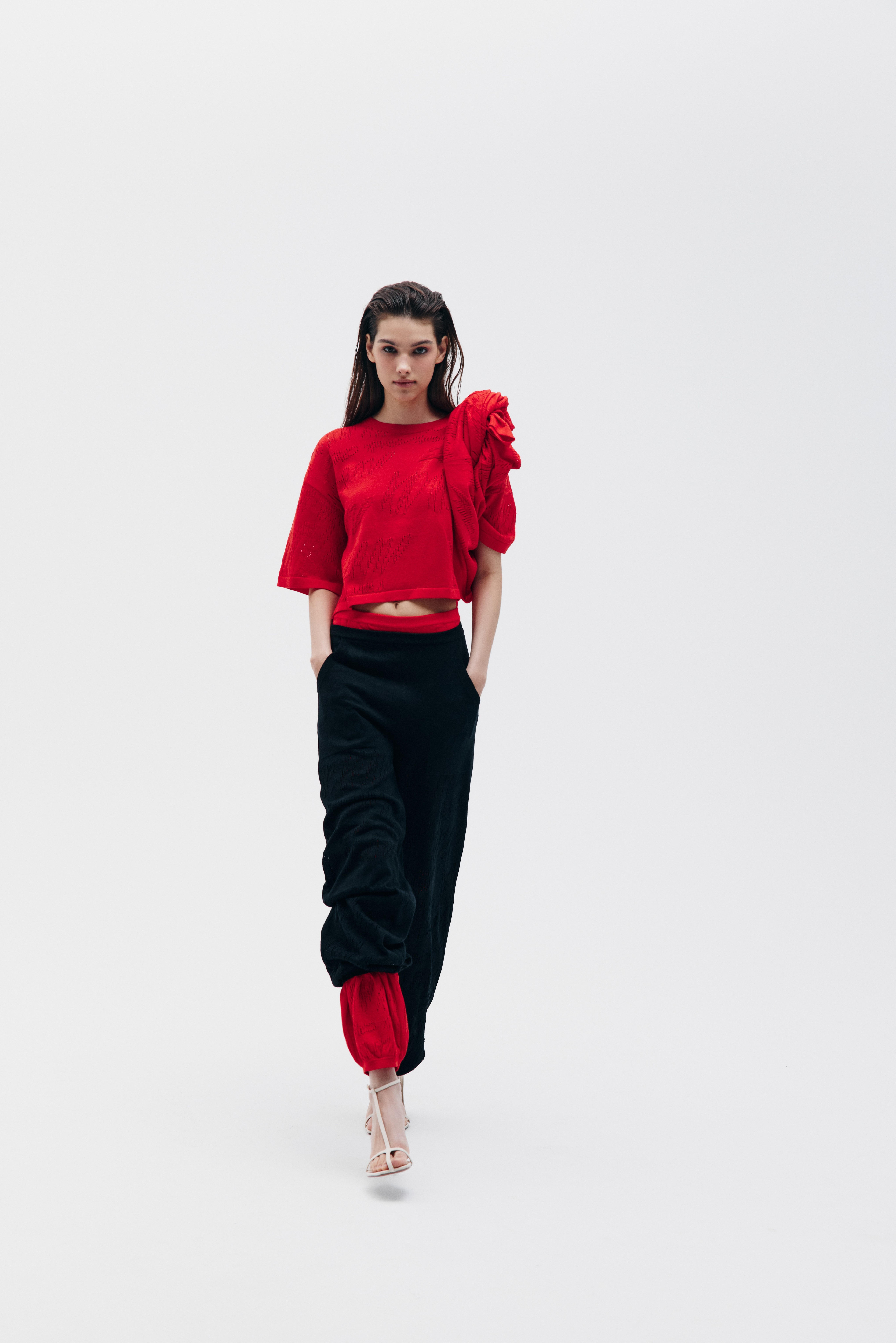 Брюки-джоггеры из мерсеризованного хлопка, фото 3 Брюки-джоггеры из мерсеризованного хлопка, фото 3