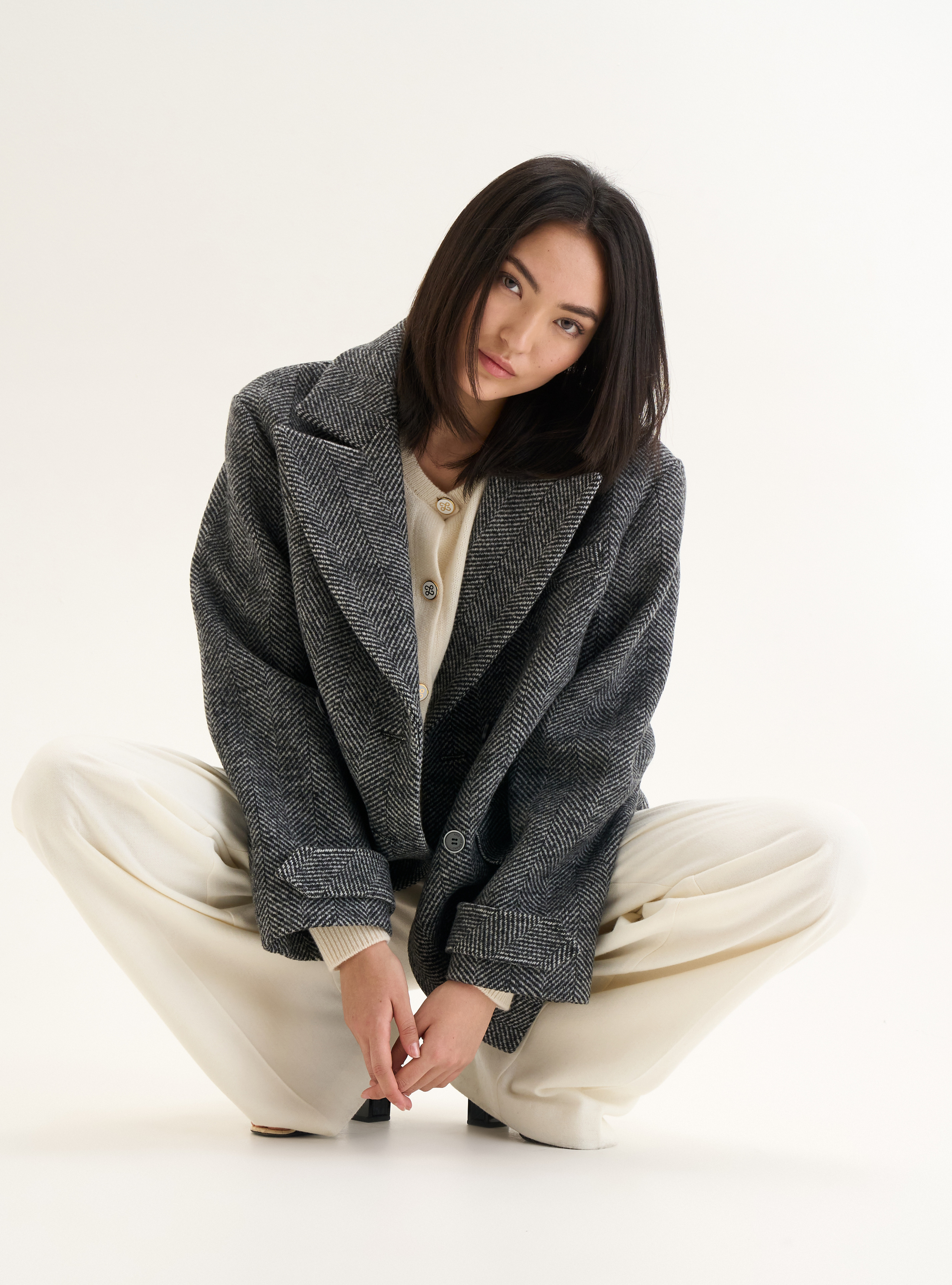 Пальто укороченное, фото 1