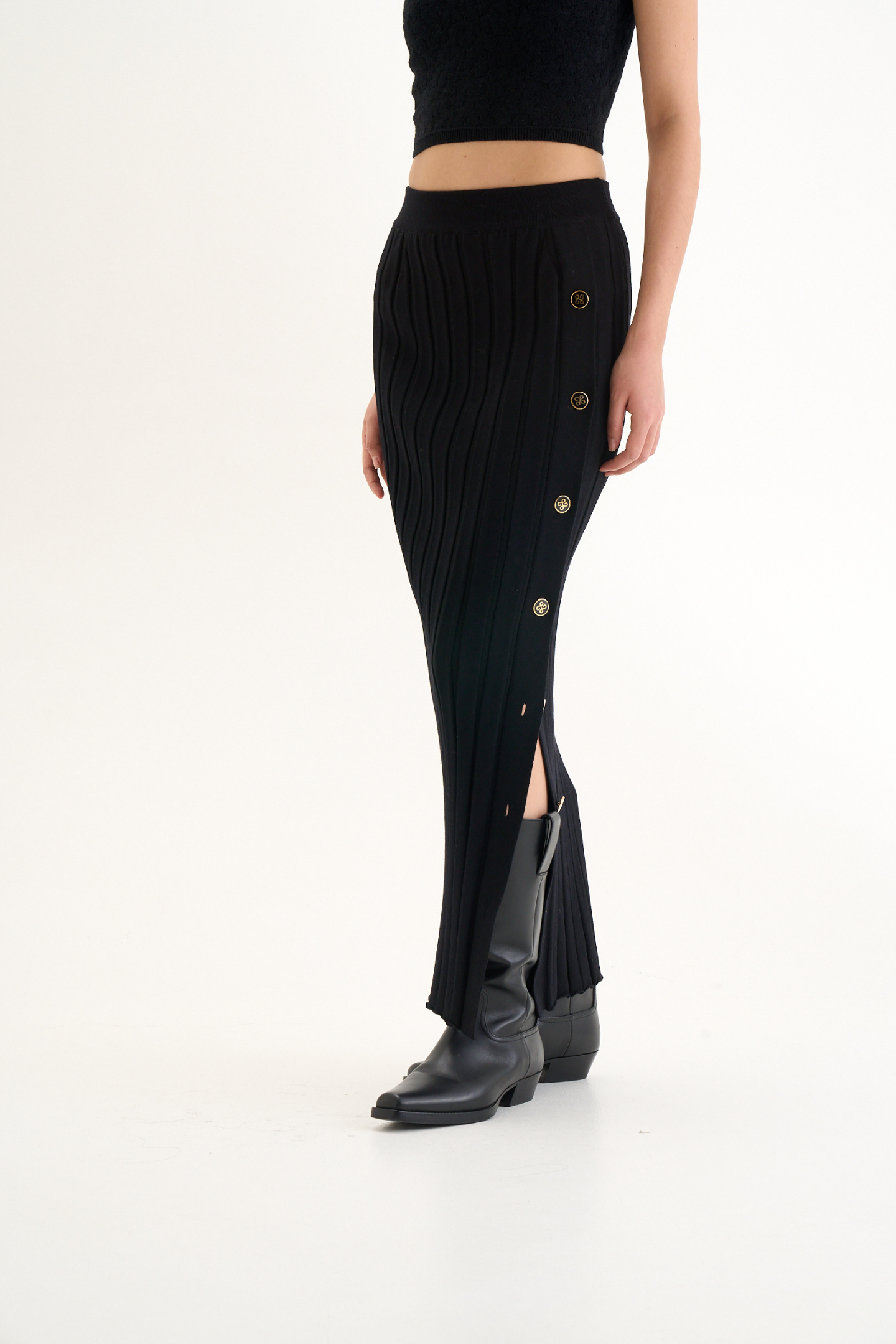 Юбка-макси из шерсти мериноса, фото 3