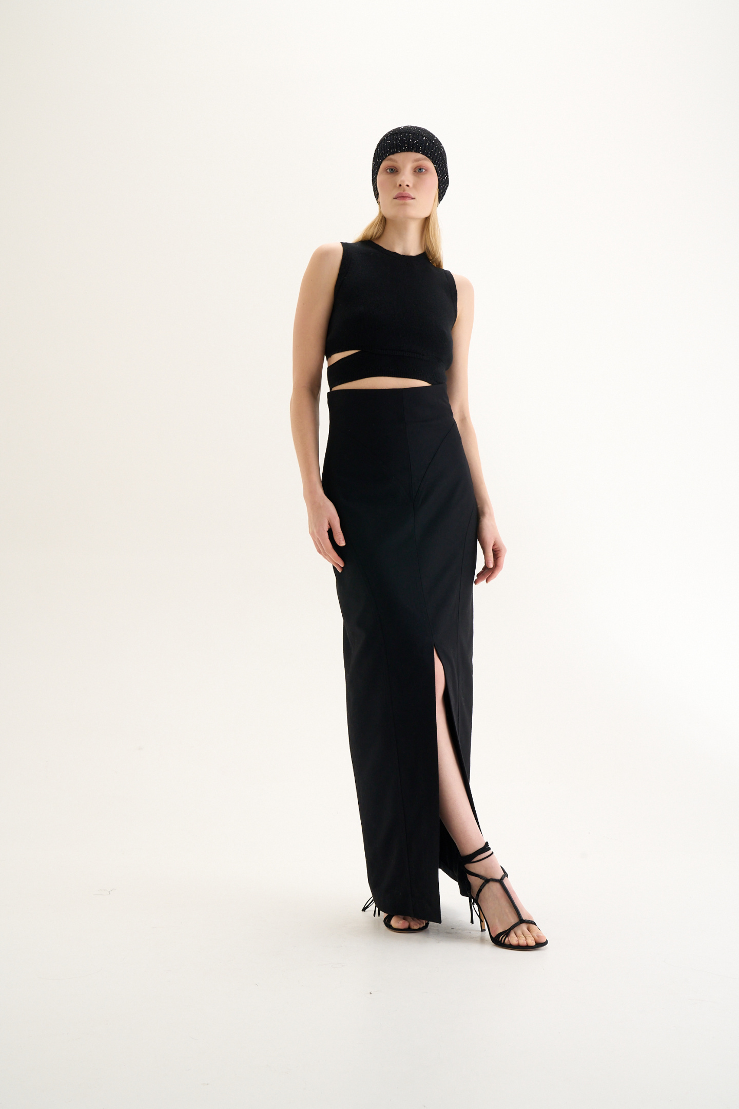 Юбка-макси с разрезом, фото 1