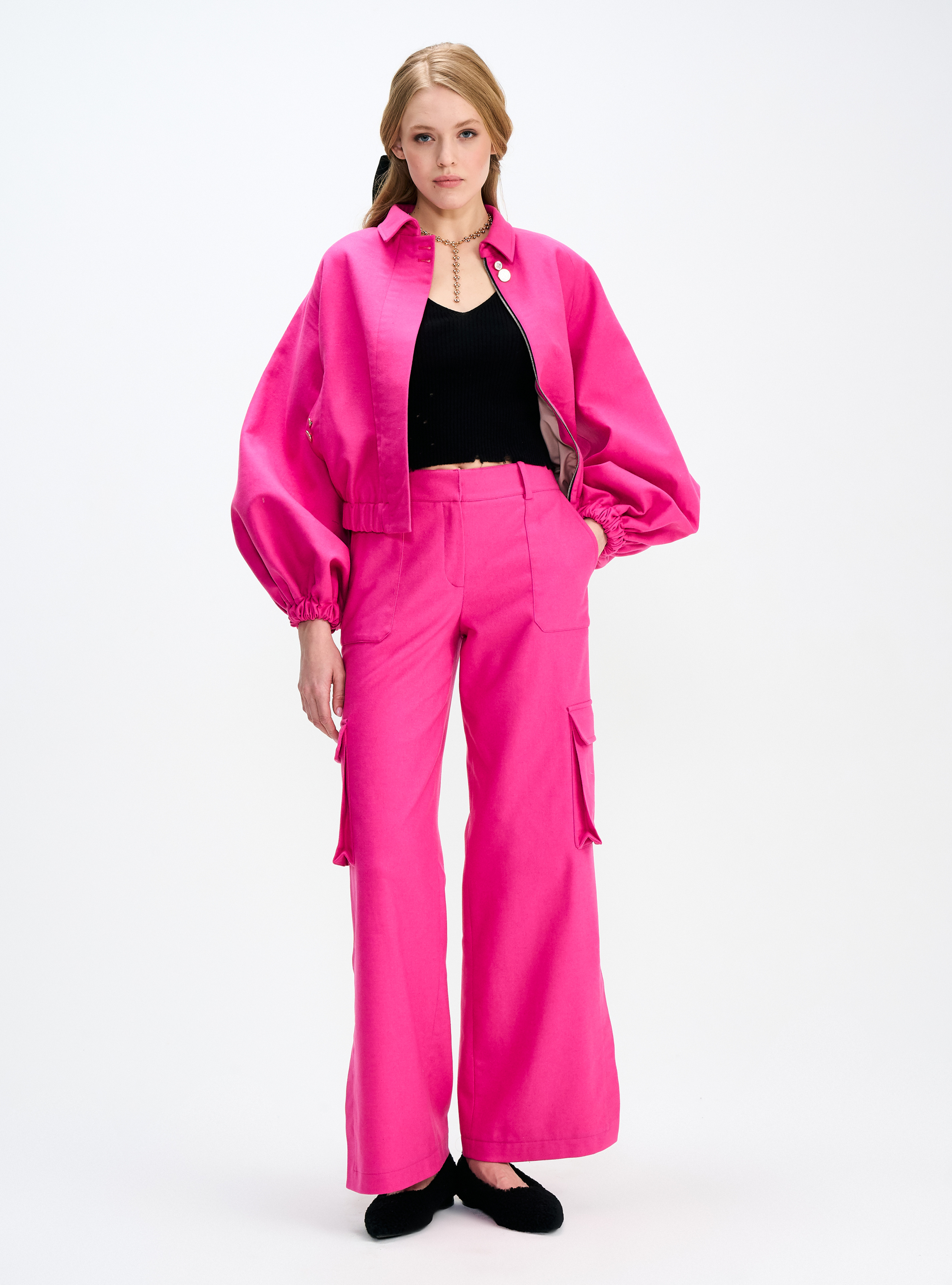 Куртка с объемными рукавами, фото 1 Куртка с объемными рукавами, фото 1