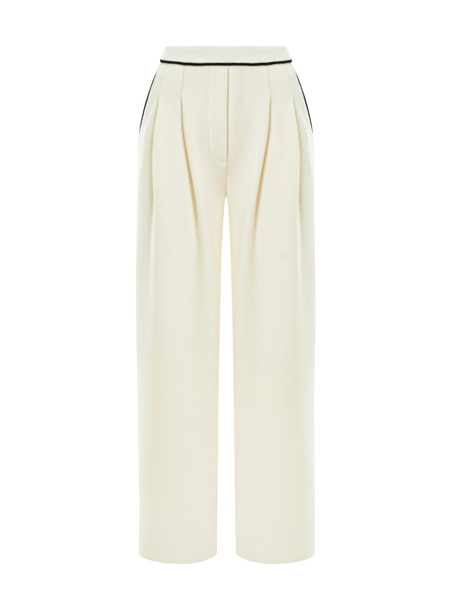 Молочные брюки EDGE из шерсти мериноса