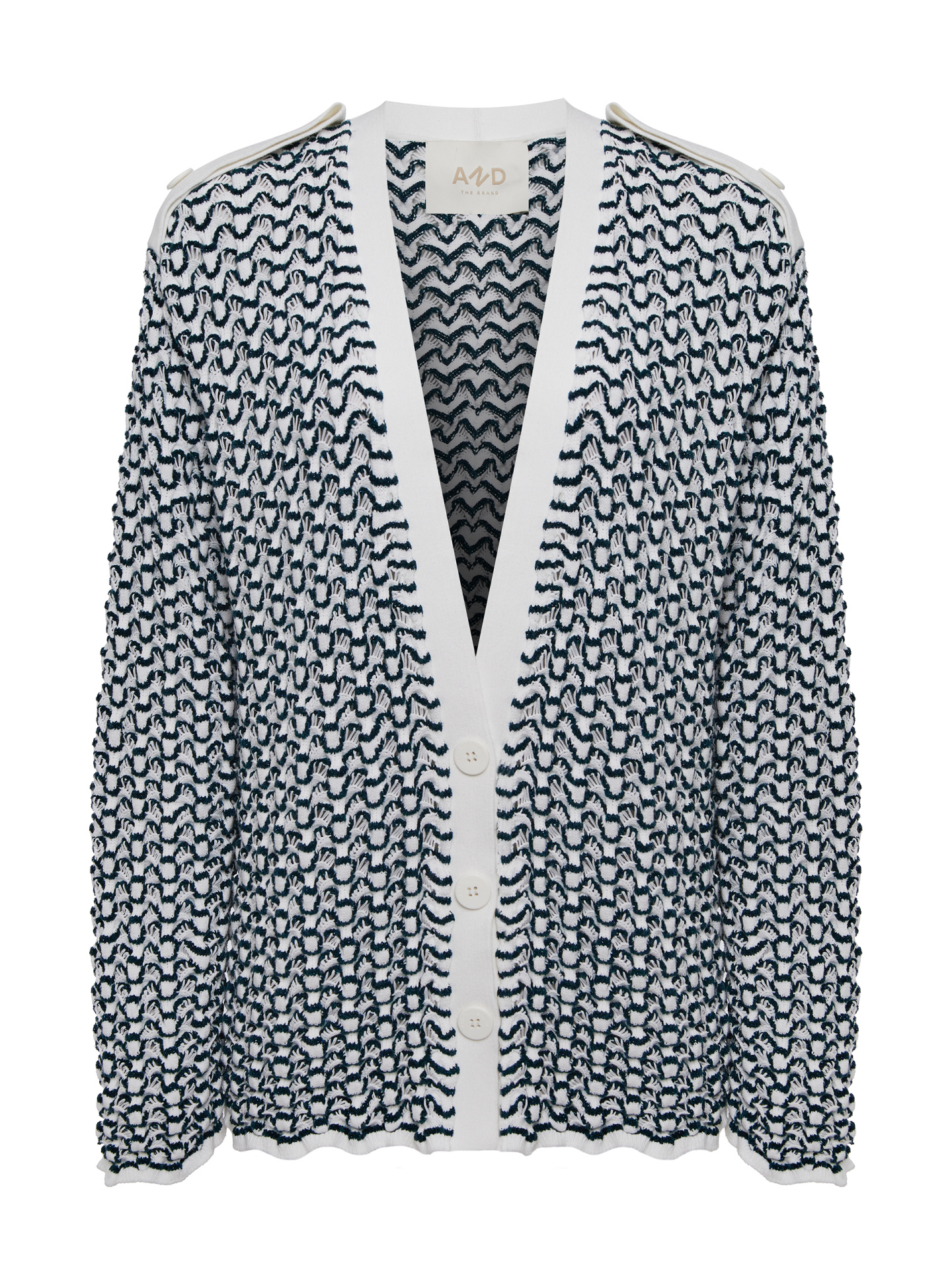 Кардиган с ажурным эффектом, фото 1 Кардиган с ажурным эффектом, фото 1