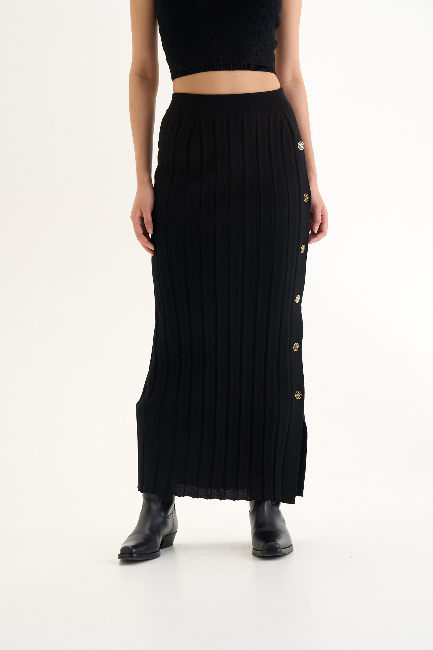 Юбка-макси из шерсти мериноса, фото 4